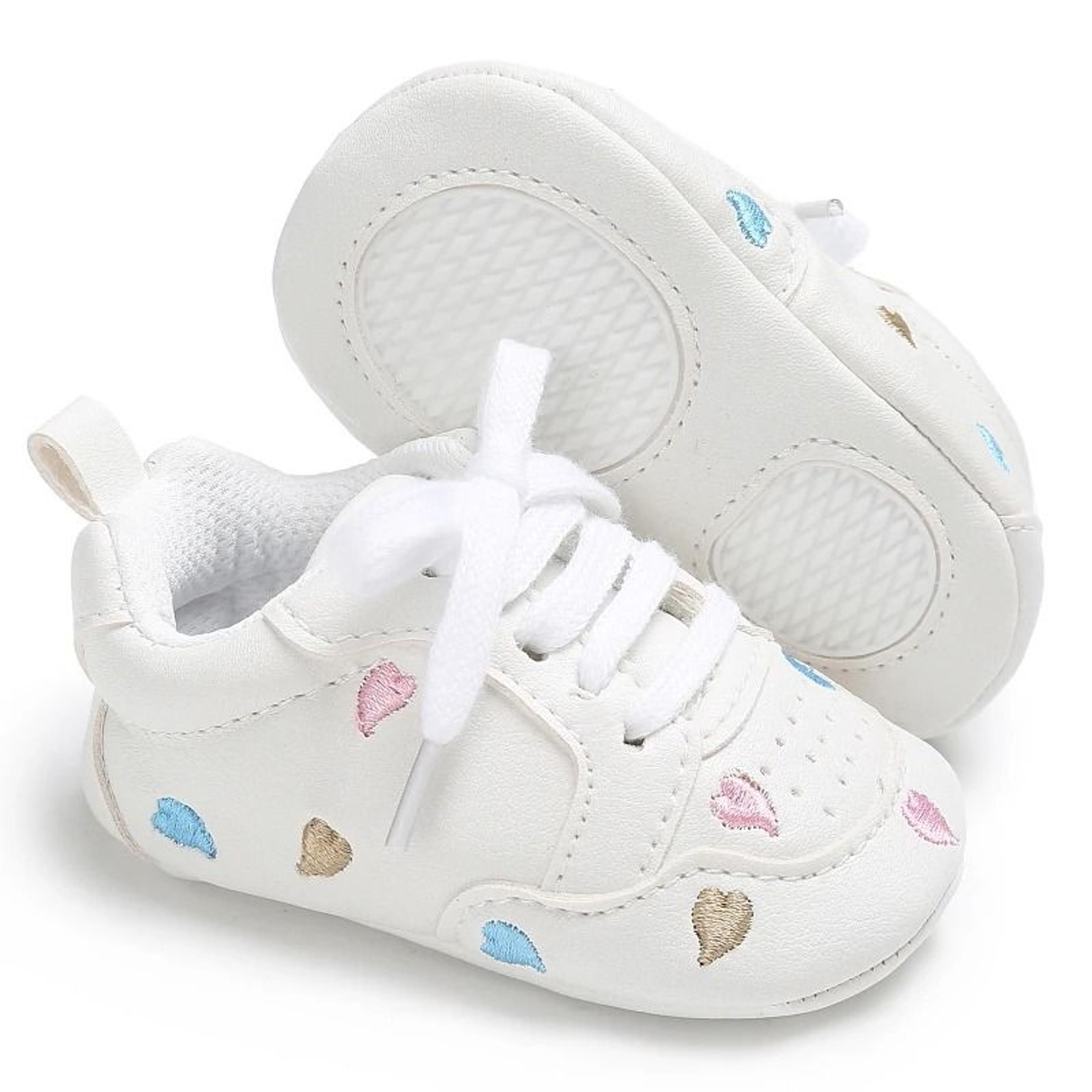 Soft Sole Baby Girl Sneakers Cute Infant Prewalker Shoes 6