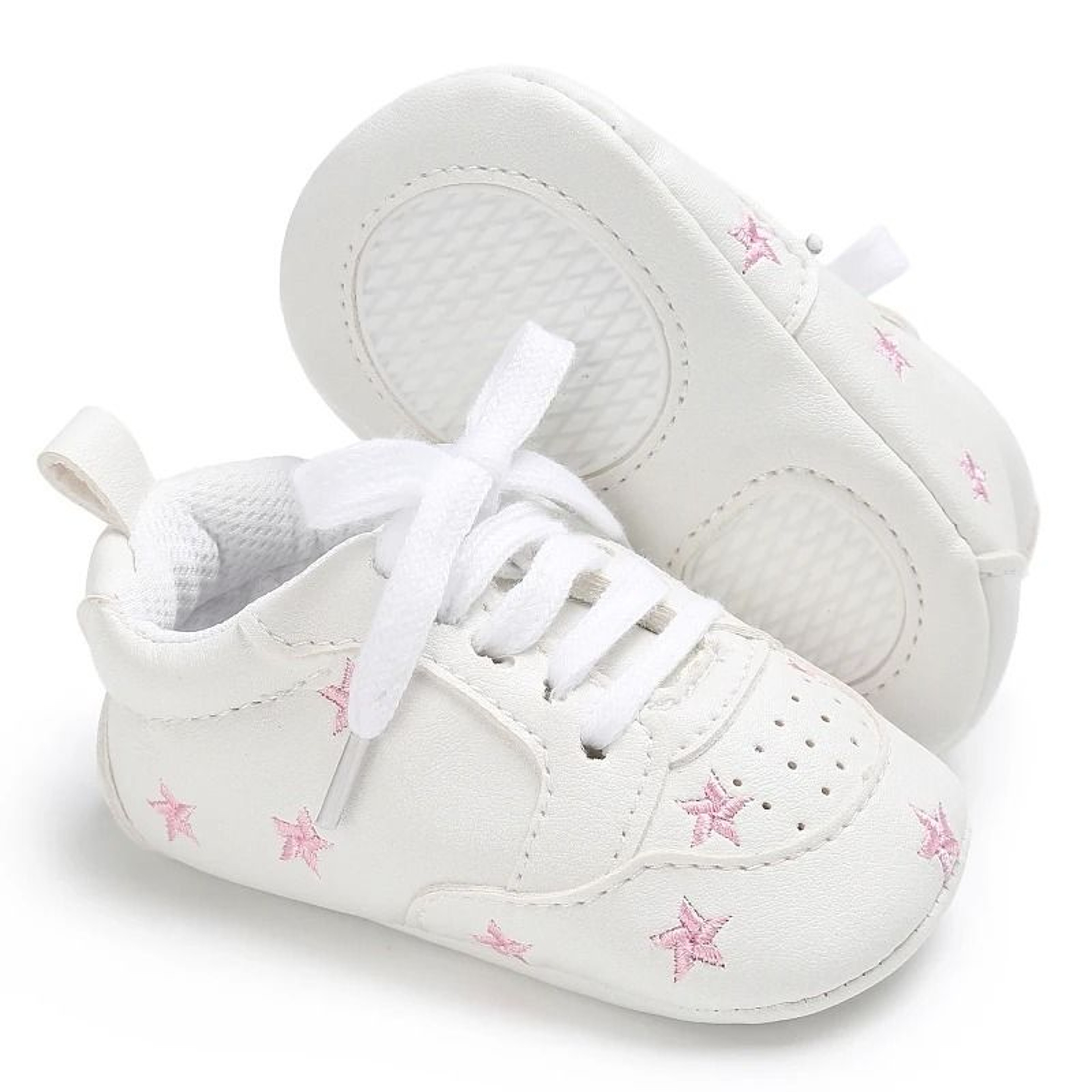 Soft Sole Baby Girl Sneakers Cute Infant Prewalker Shoes 3