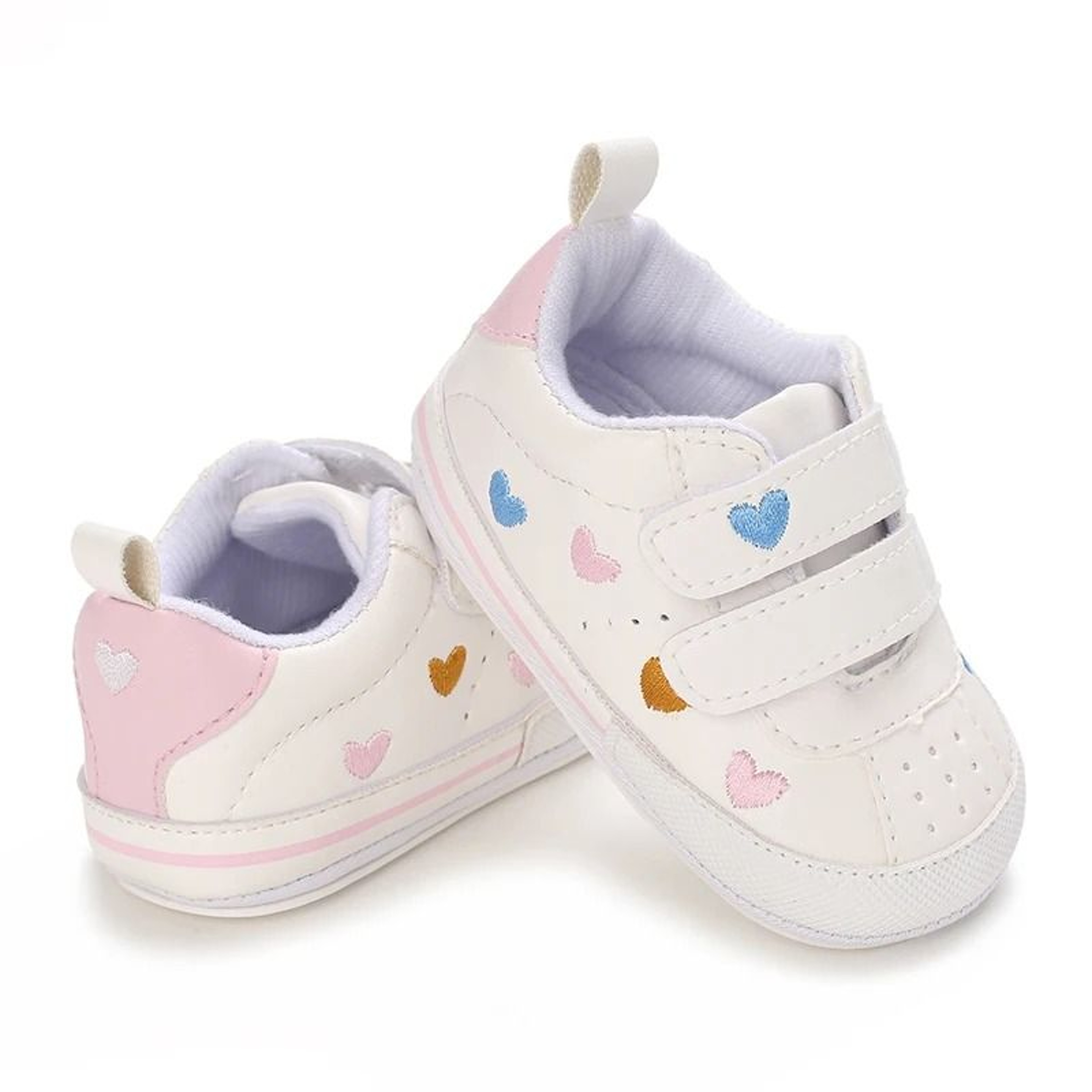 Soft Sole Baby Girl Sneakers Cute Infant Prewalker Shoes 0