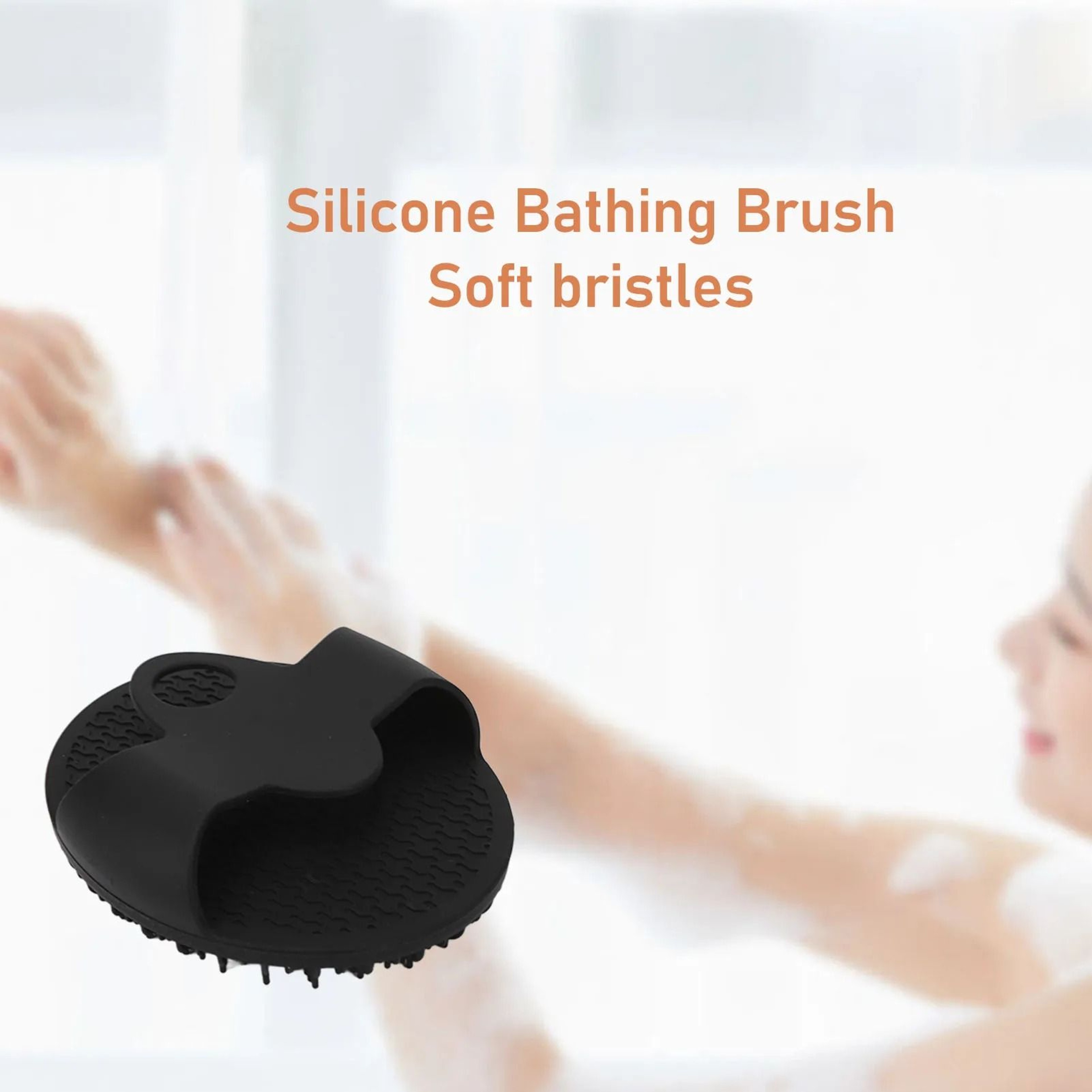 Soft Silicone Body Scrubber Gentle Exfoliating Bath Brush 5