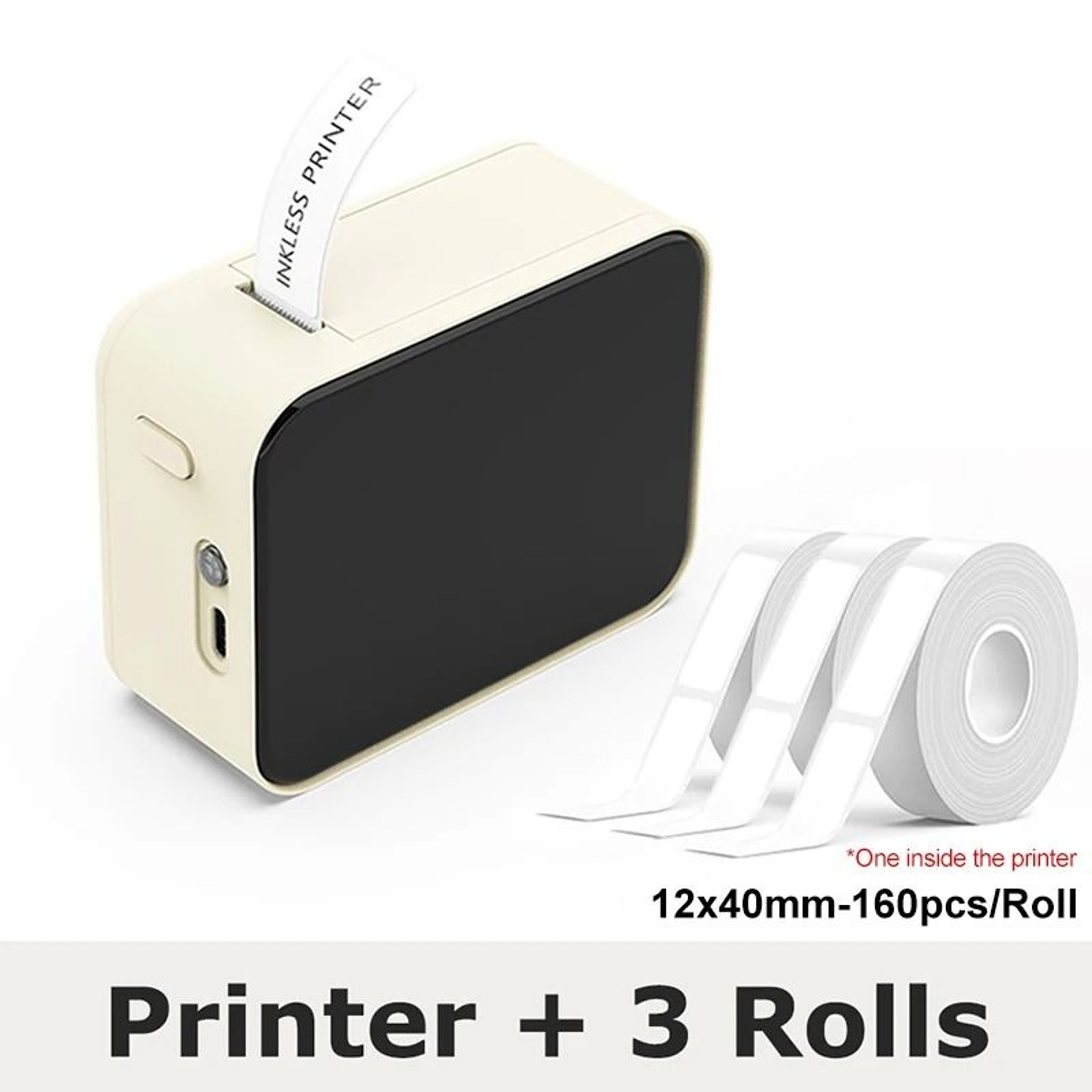 Mini Wireless Bluetooth Label Maker  Portable Inkless Sticker Printer 6