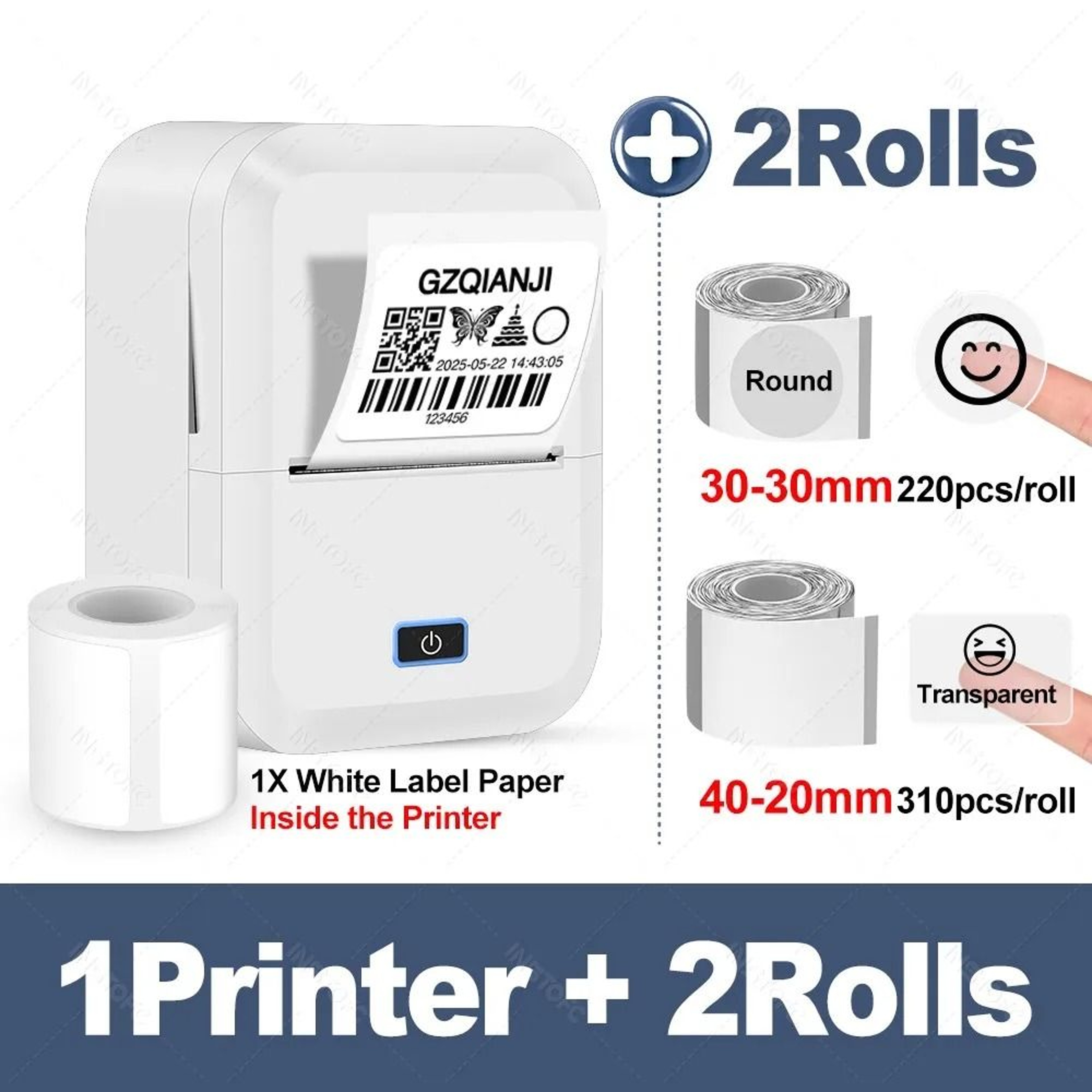 Mini X2 Bluetooth Thermal Label Printer  Portable Inkless Sticker Maker 4