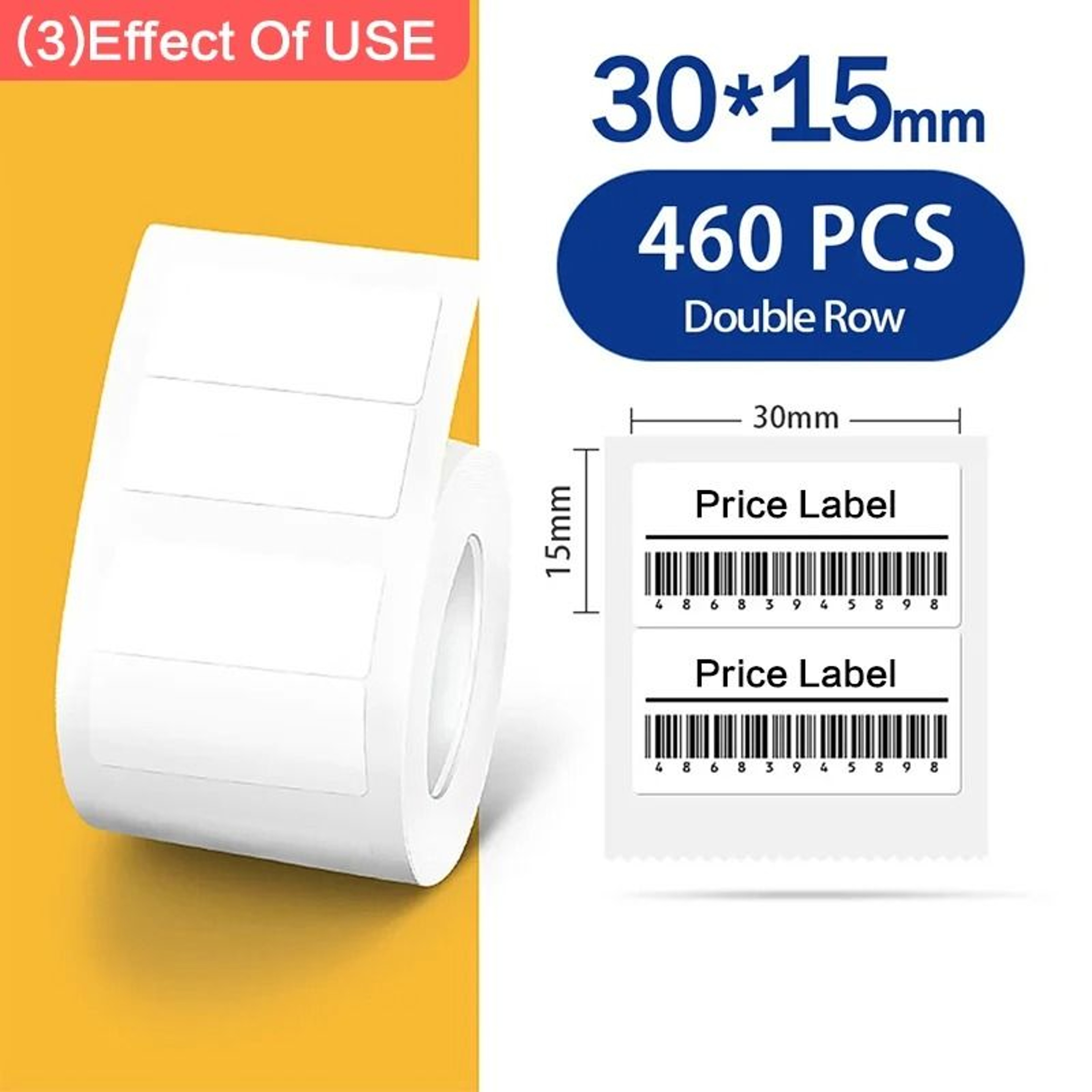 Self Adhesive Thermal Label Stickers  Printable Label Paper For B1 B21 B3S 3