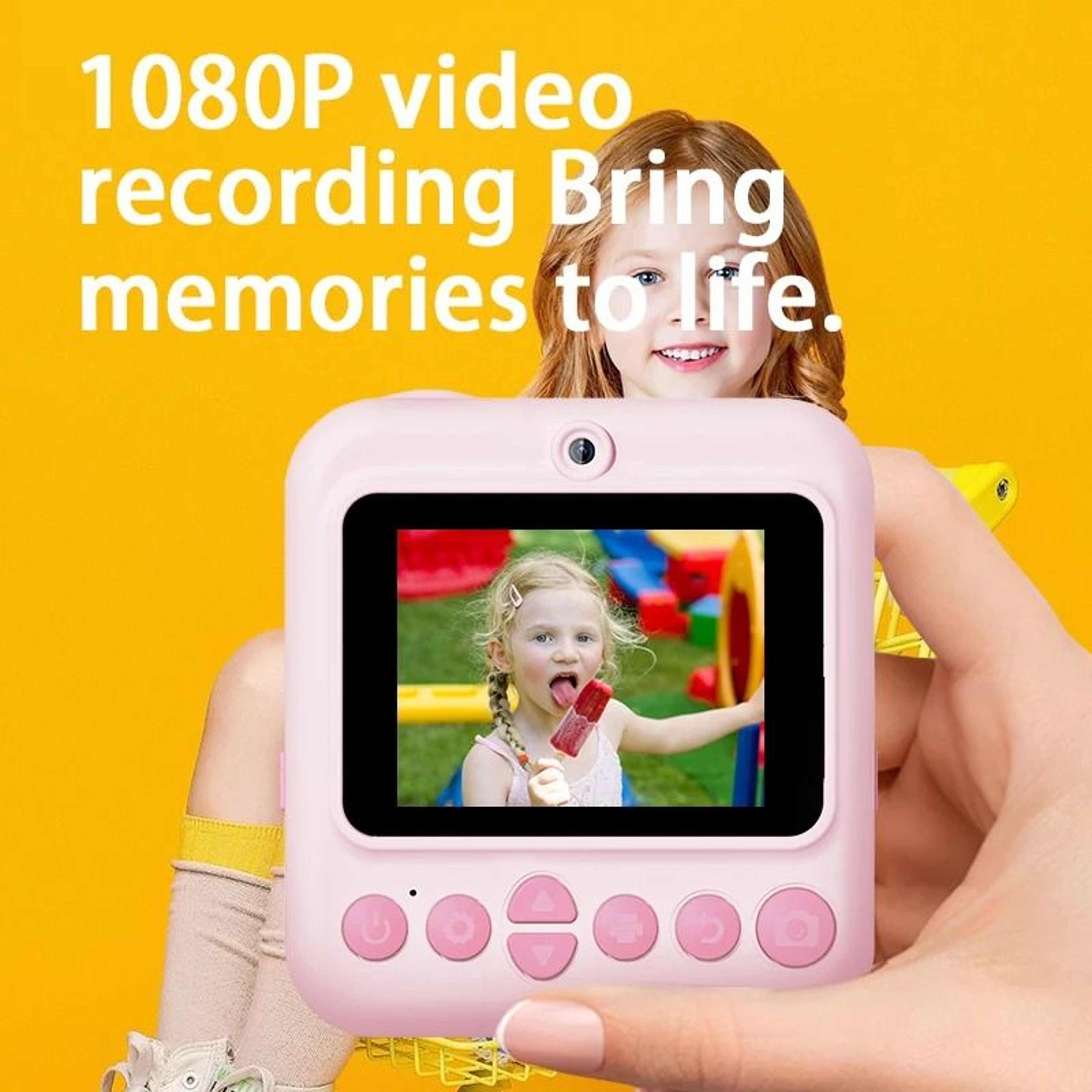 Kids Instant Print Digital Camera  1080P HD Mini Photo Printer Camera 13