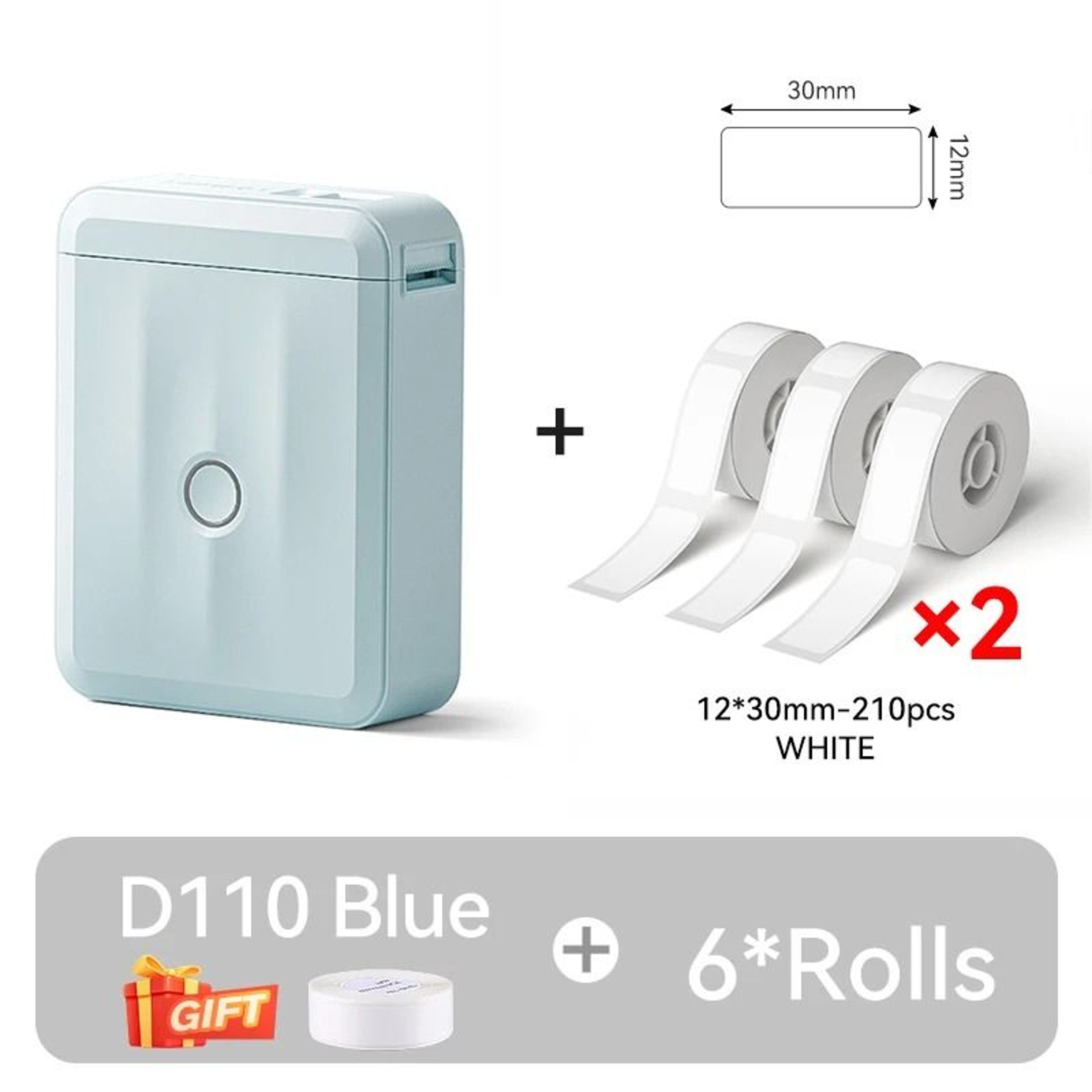 D110 Mini Bluetooth Label Maker  Portable Inkless Sticker Printer 3