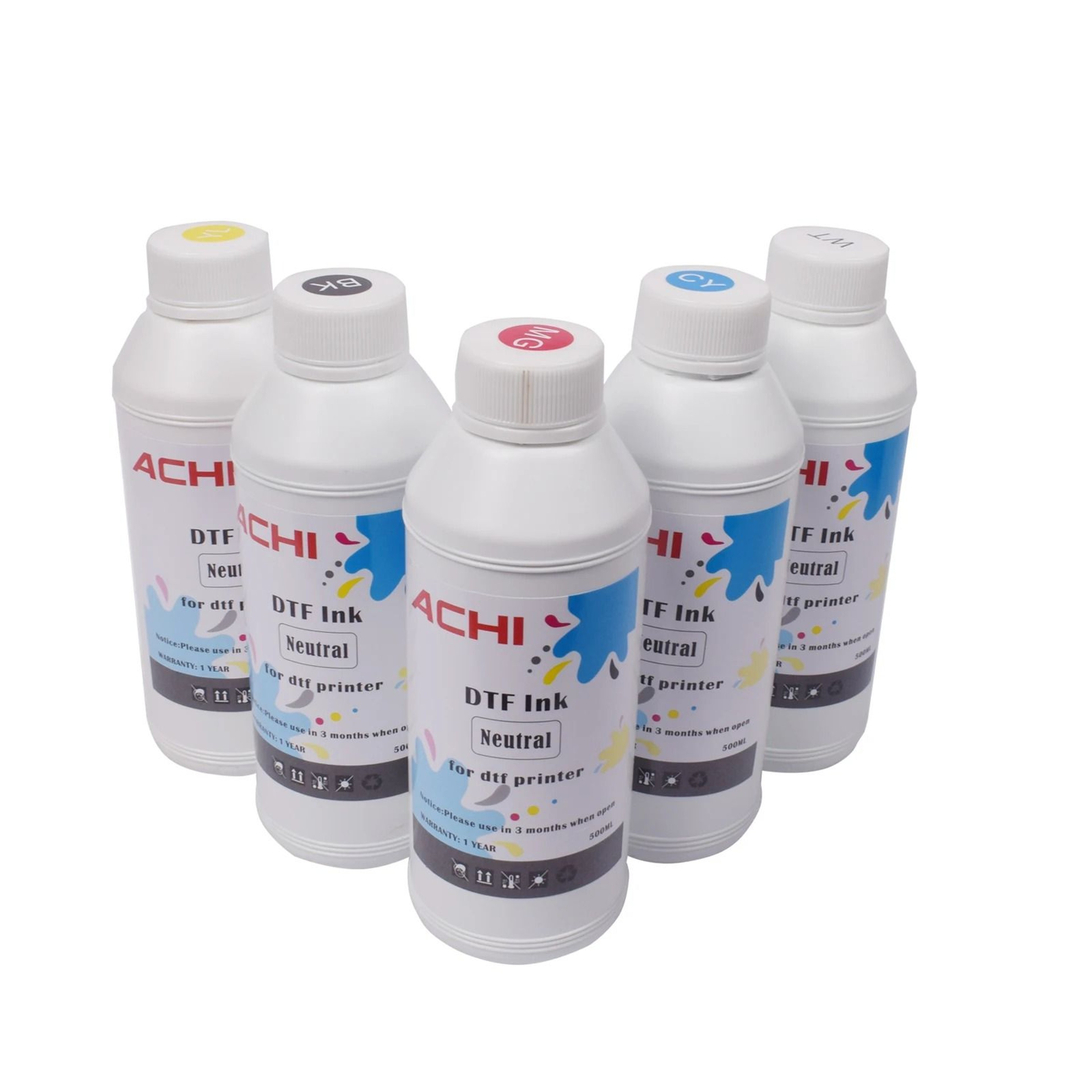5 Color DTF Printer Ink Set  500ml Direct To Film Transfer Ink For A3 A4 Printers 6