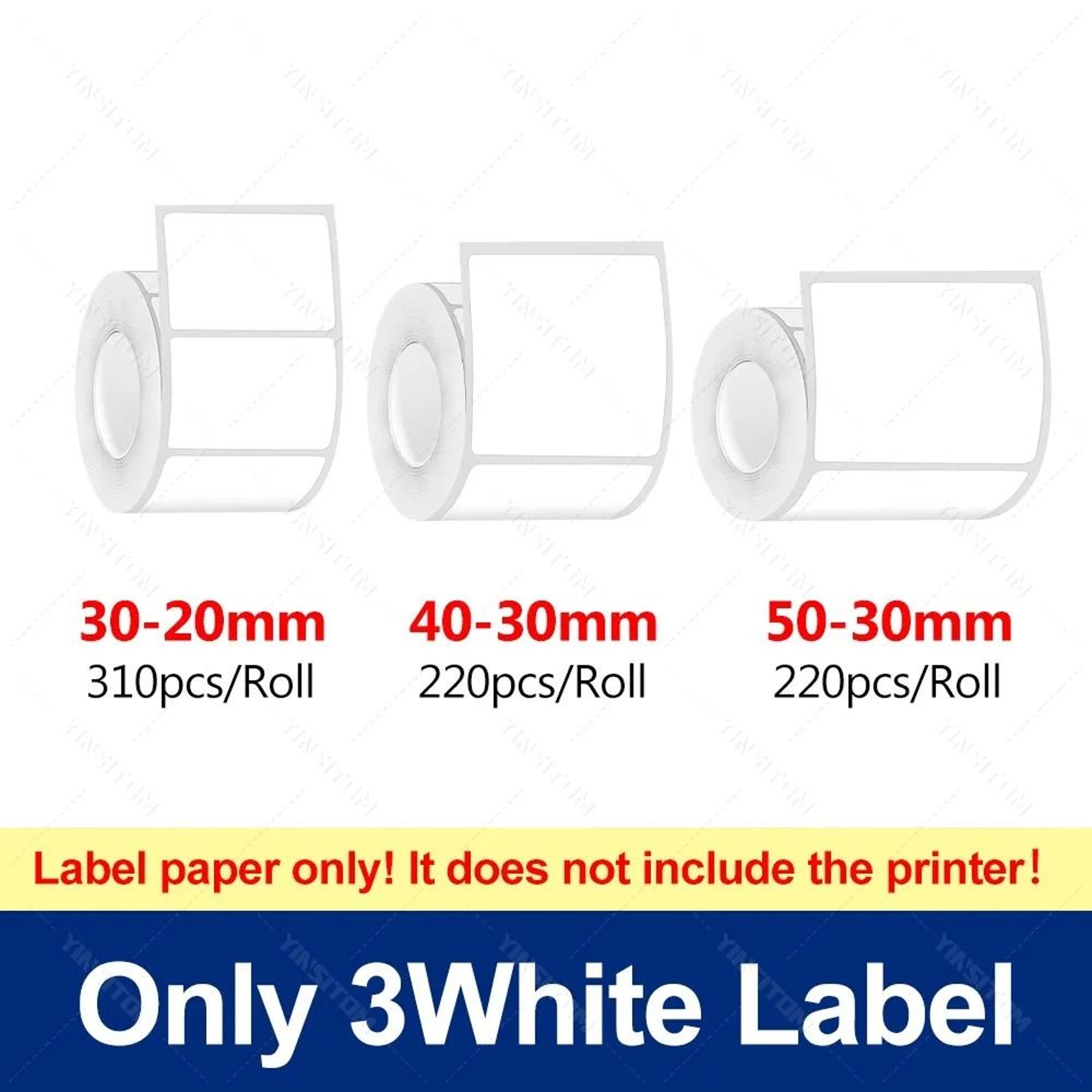 Mini Bluetooth Thermal Label Printer  Portable Inkless Barcode Sticker Maker 7