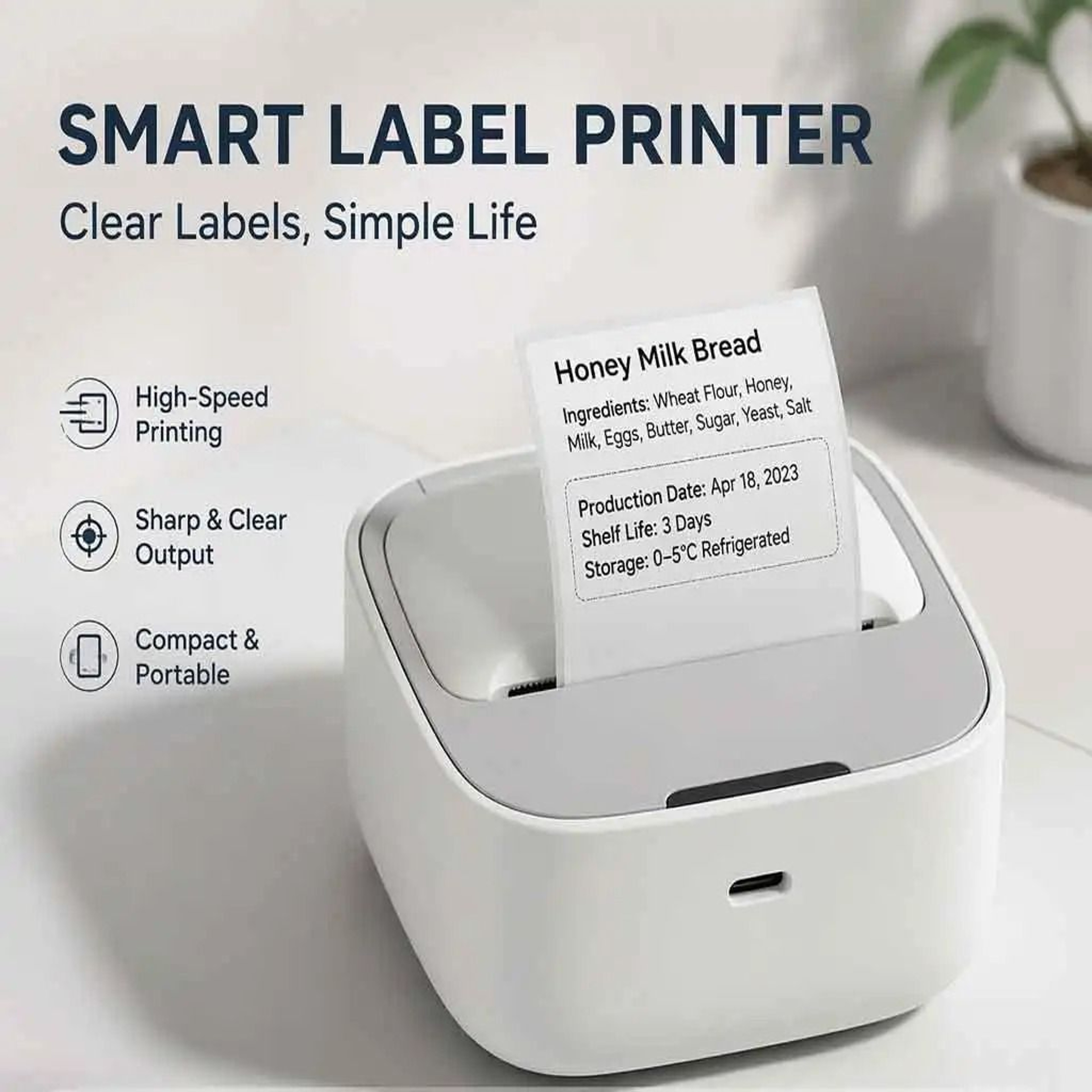 1x2 Bluetooth Thermal Label Printer  Wireless Inkless Sticker Maker 5