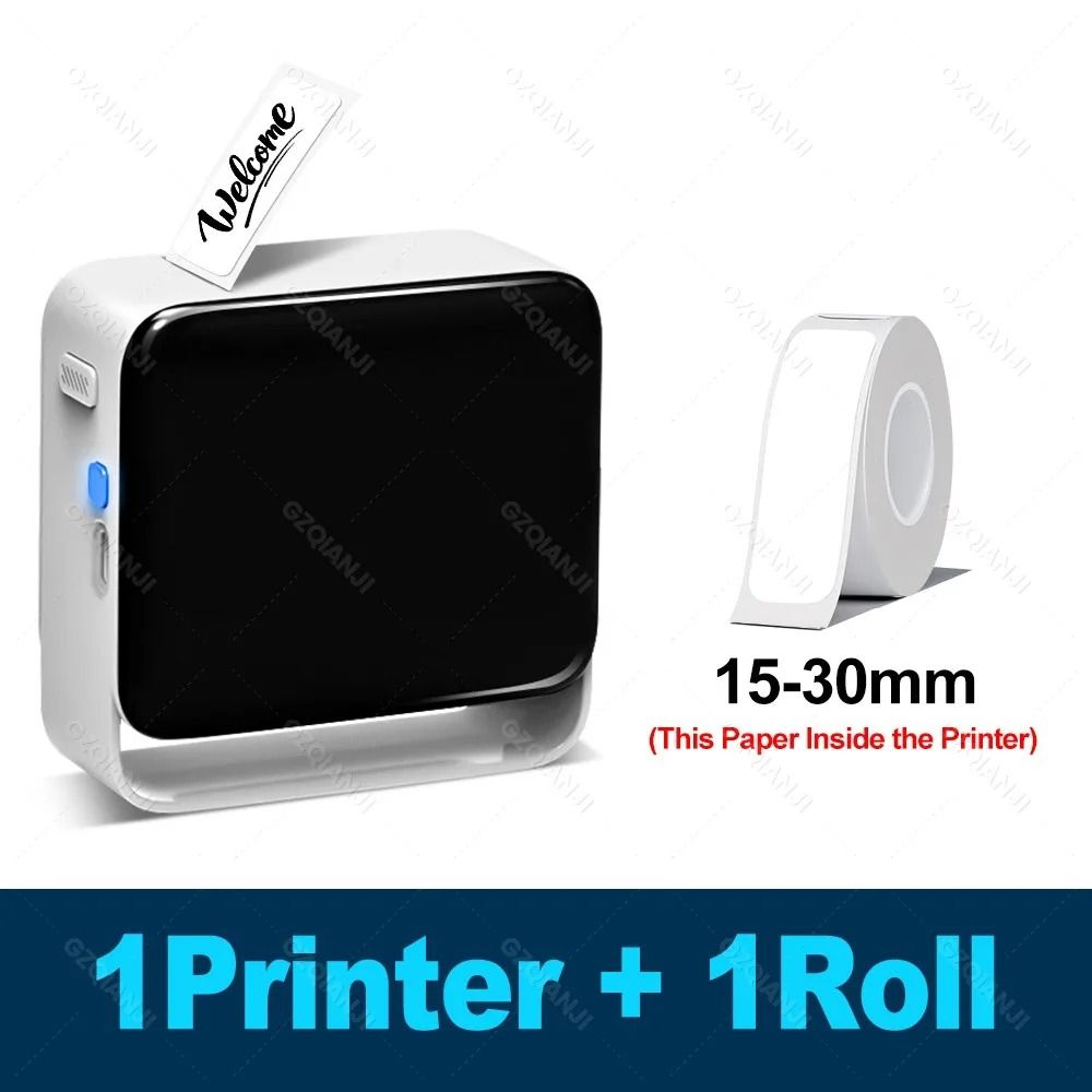 Mini Bluetooth Label Maker  Portable Inkless Printer With Adhesive Sticker Options 3