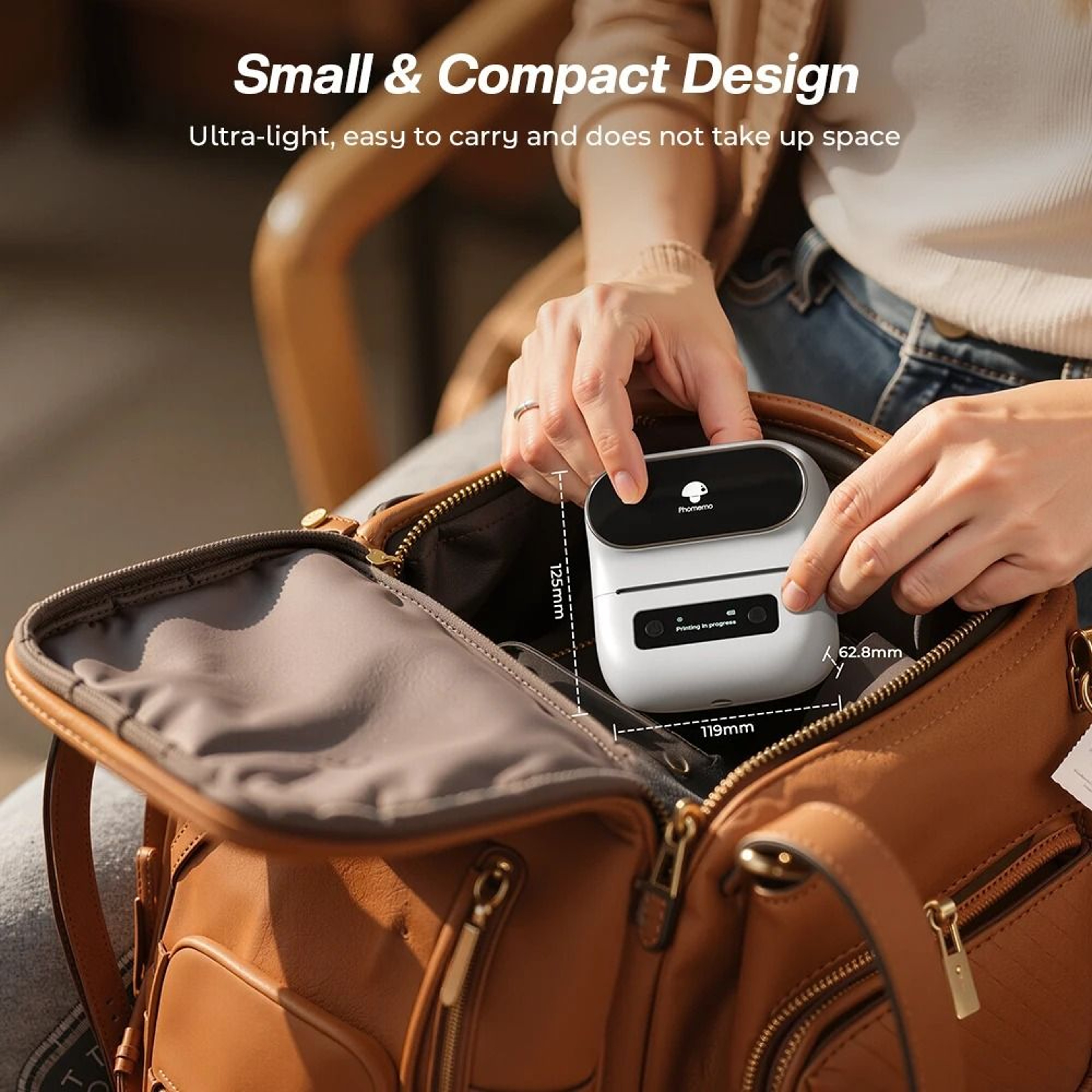 M220 Wireless Bluetooth Label Printer  Portable Inkless Barcode And Sticker Maker 0