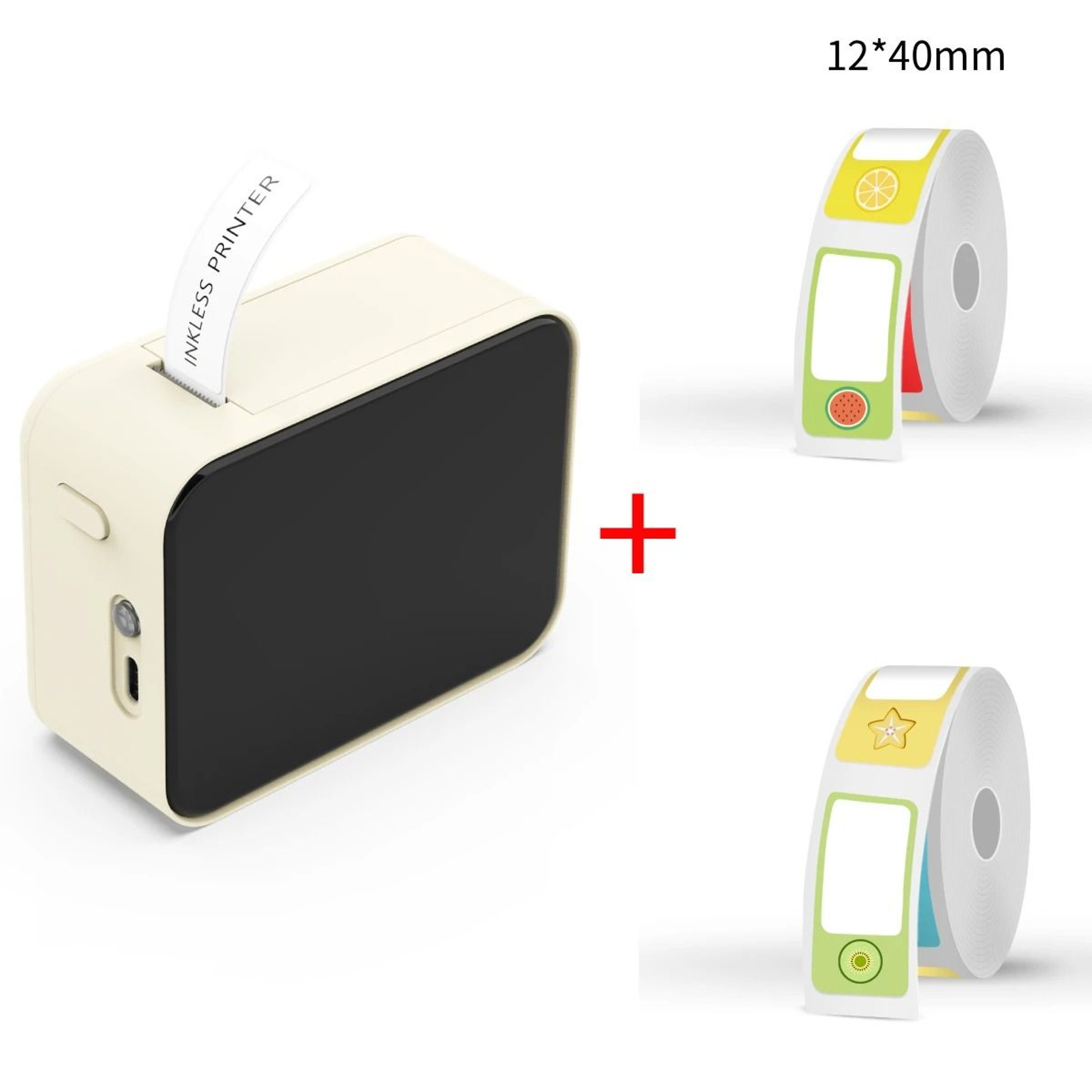 Mini Bluetooth Label Printer  Portable Inkless Sticker Maker For Home And Office 19