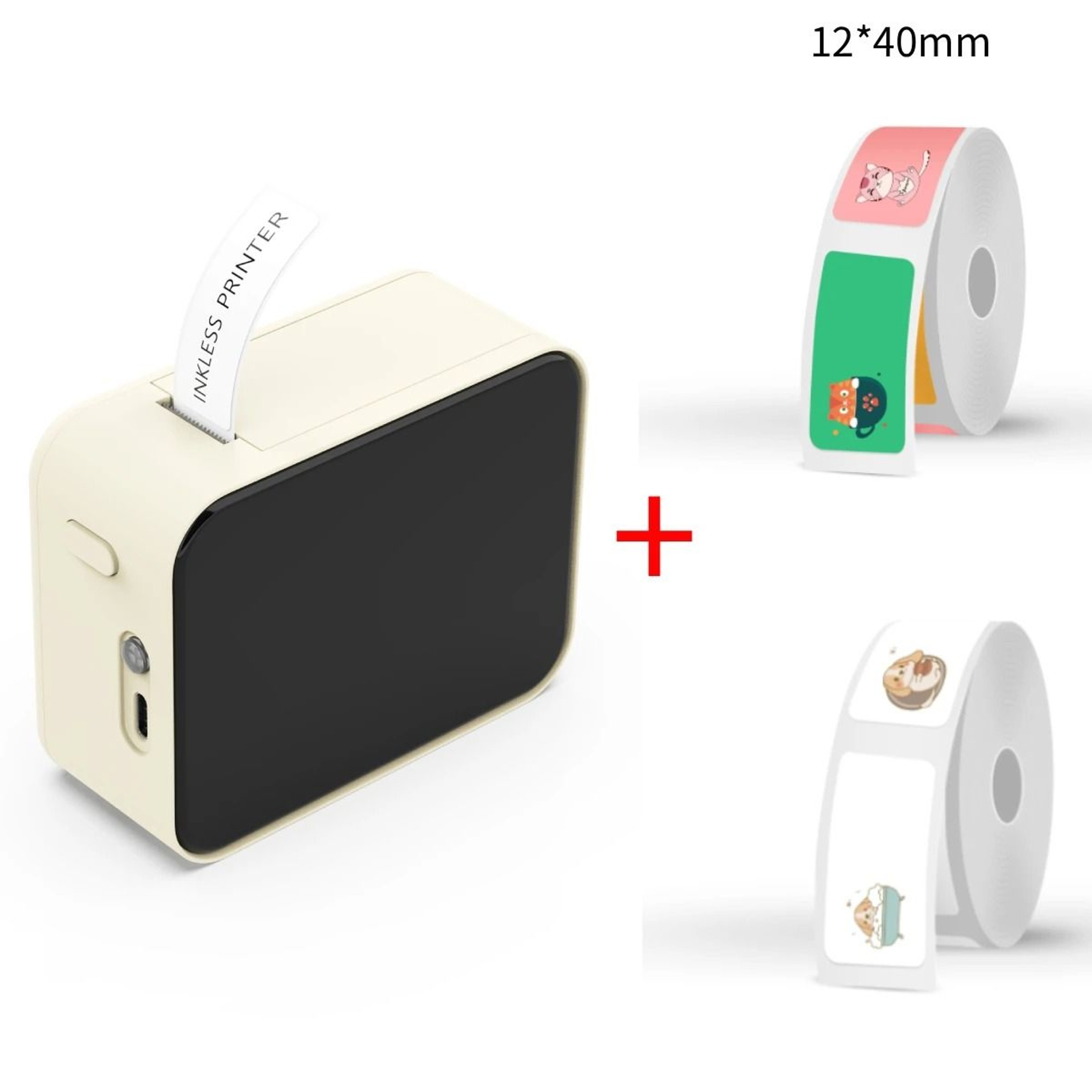 Mini Bluetooth Label Printer  Portable Inkless Sticker Maker For Home And Office 17