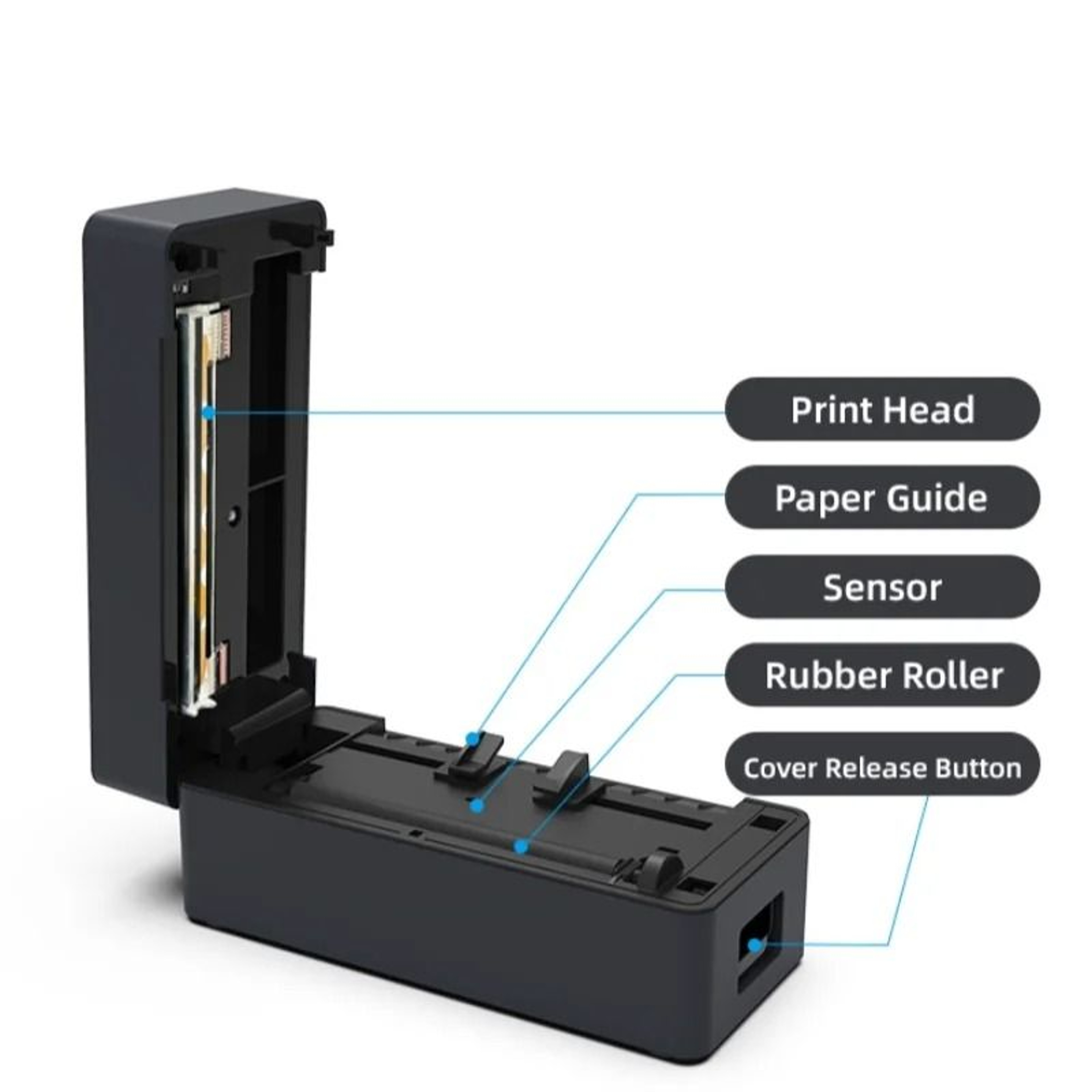 4x6 Bluetooth Shipping Label Printer  High Speed Wireless Inkless Printer 3