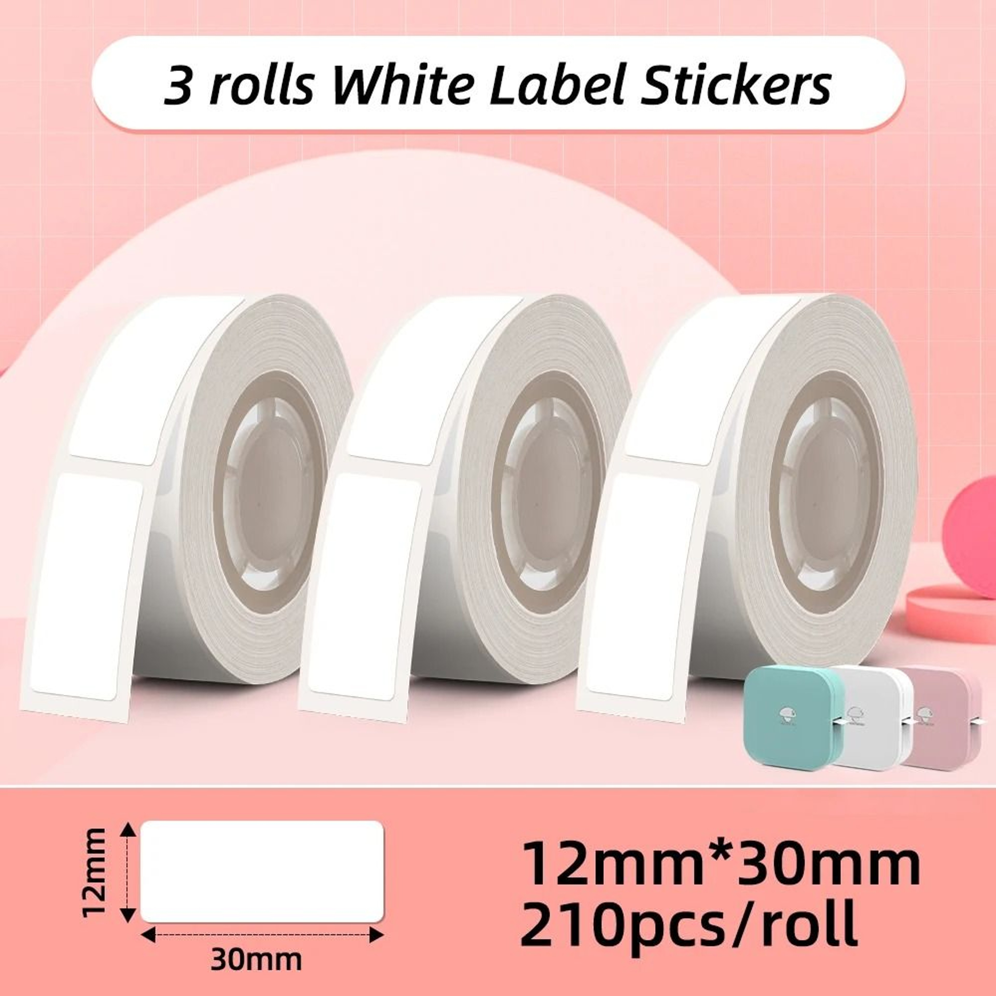 Mini Bluetooth Thermal Label Printer  Portable Inkless Sticker Maker For Home And Office 15