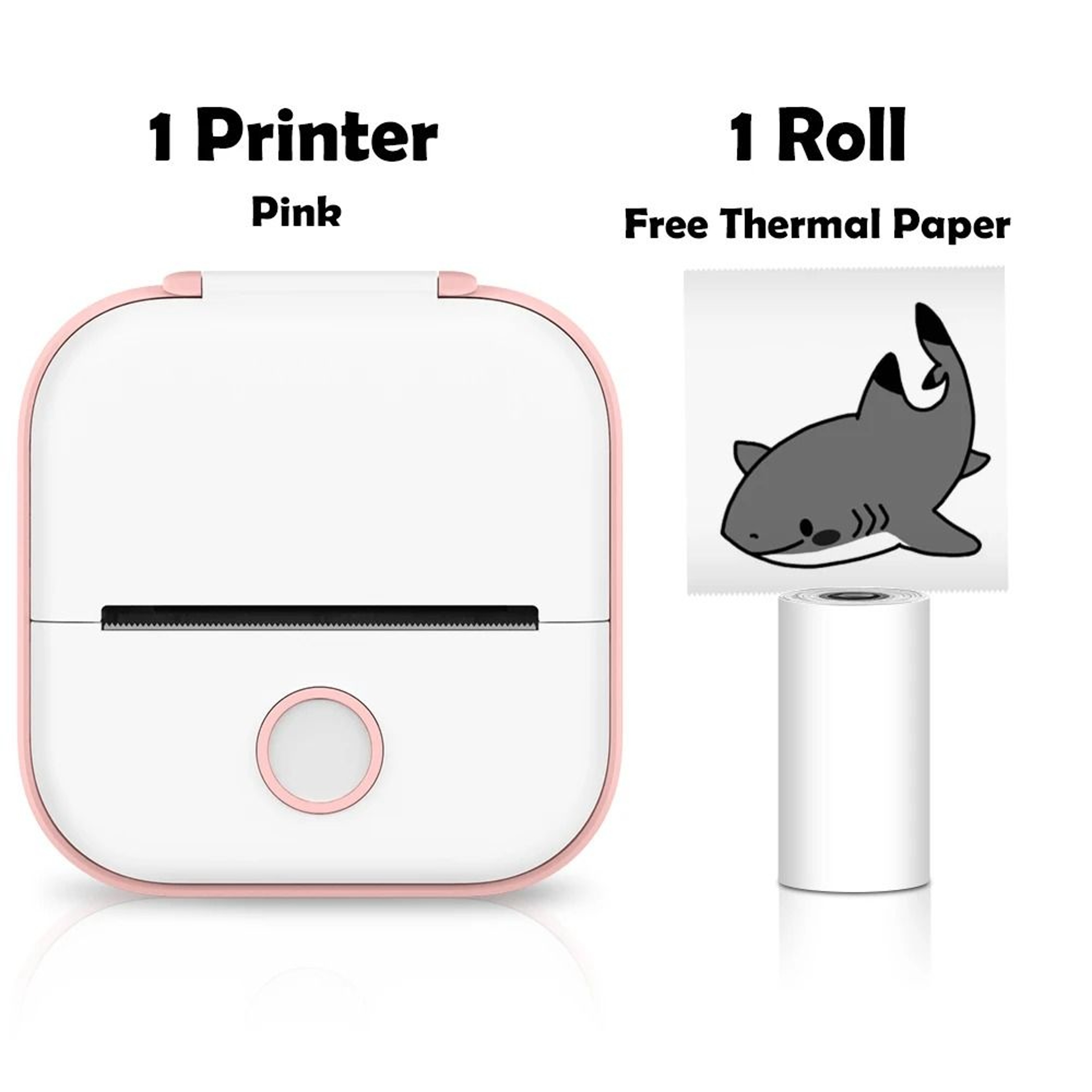 Compact Wireless Photo Printer  Portable Bluetooth Sticker Maker For Journaling And DIY Crafts 5