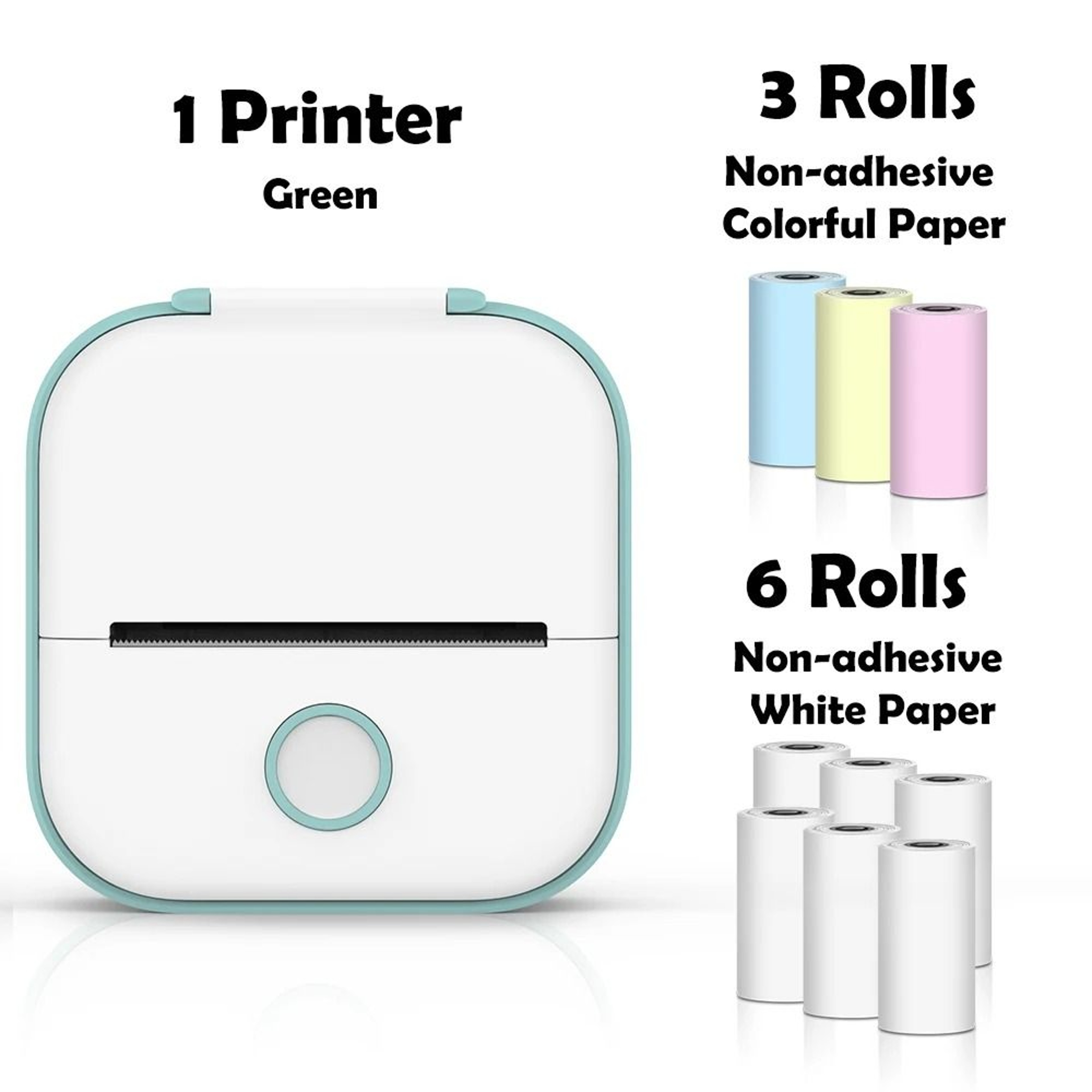 Compact Wireless Photo Printer  Portable Bluetooth Sticker Maker For Journaling And DIY Crafts 14