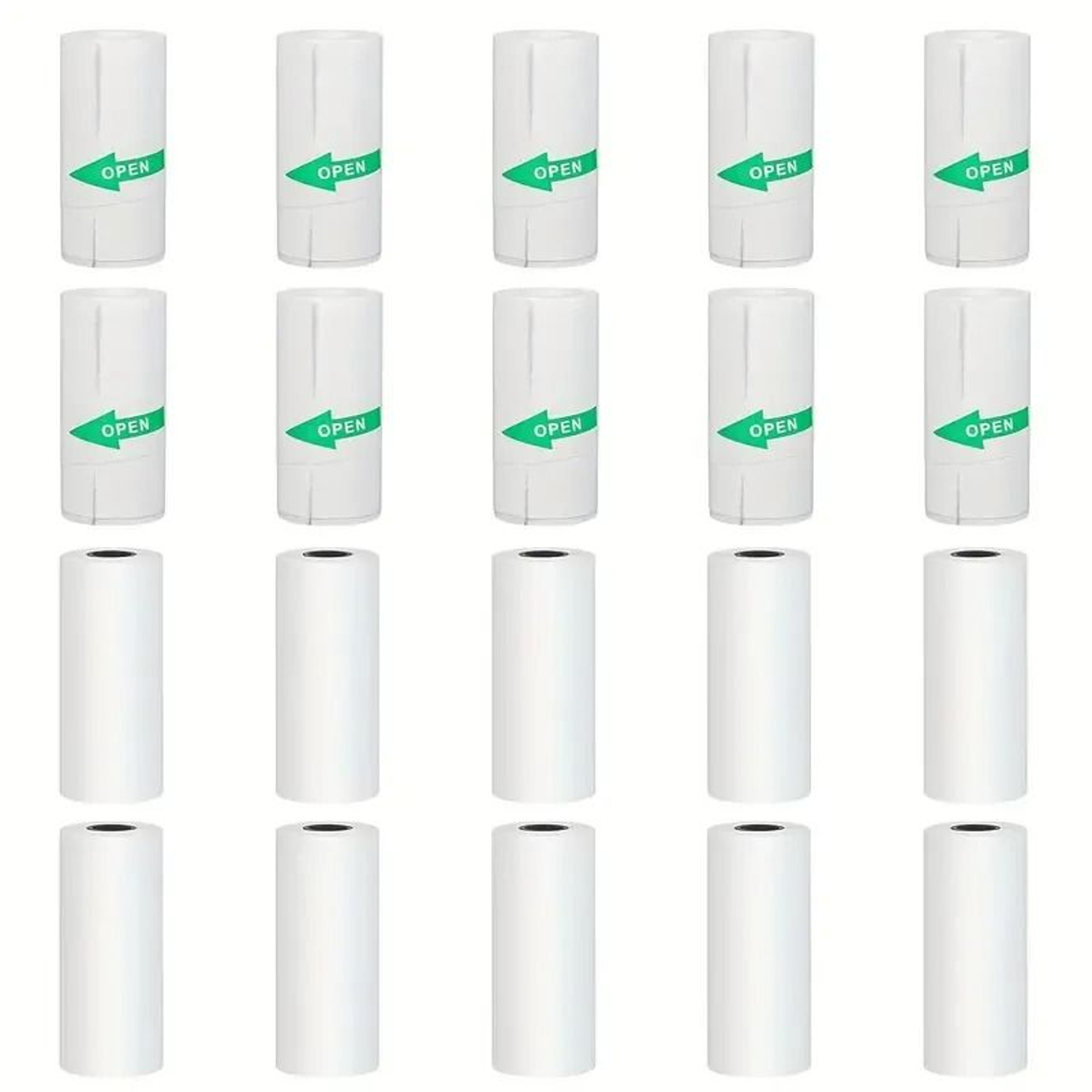StickJoy 57mm Thermal Sticker Paper  10 Rolls Of White SelfAdhesive Mini Printer Refills 0