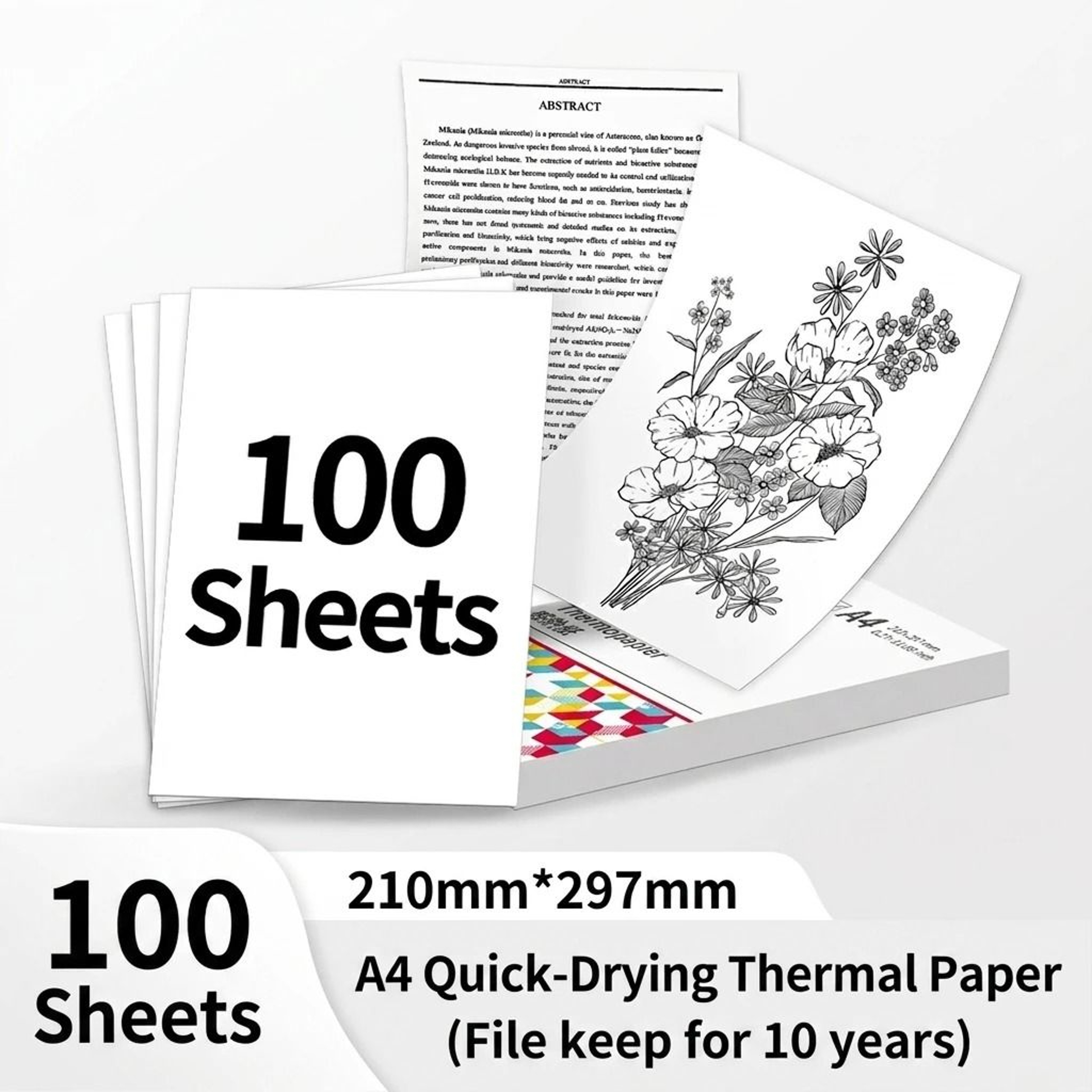 PageFresh A4 Thermal Paper  QuickDry Printer Refills In Rolls And Folded Sheets 3