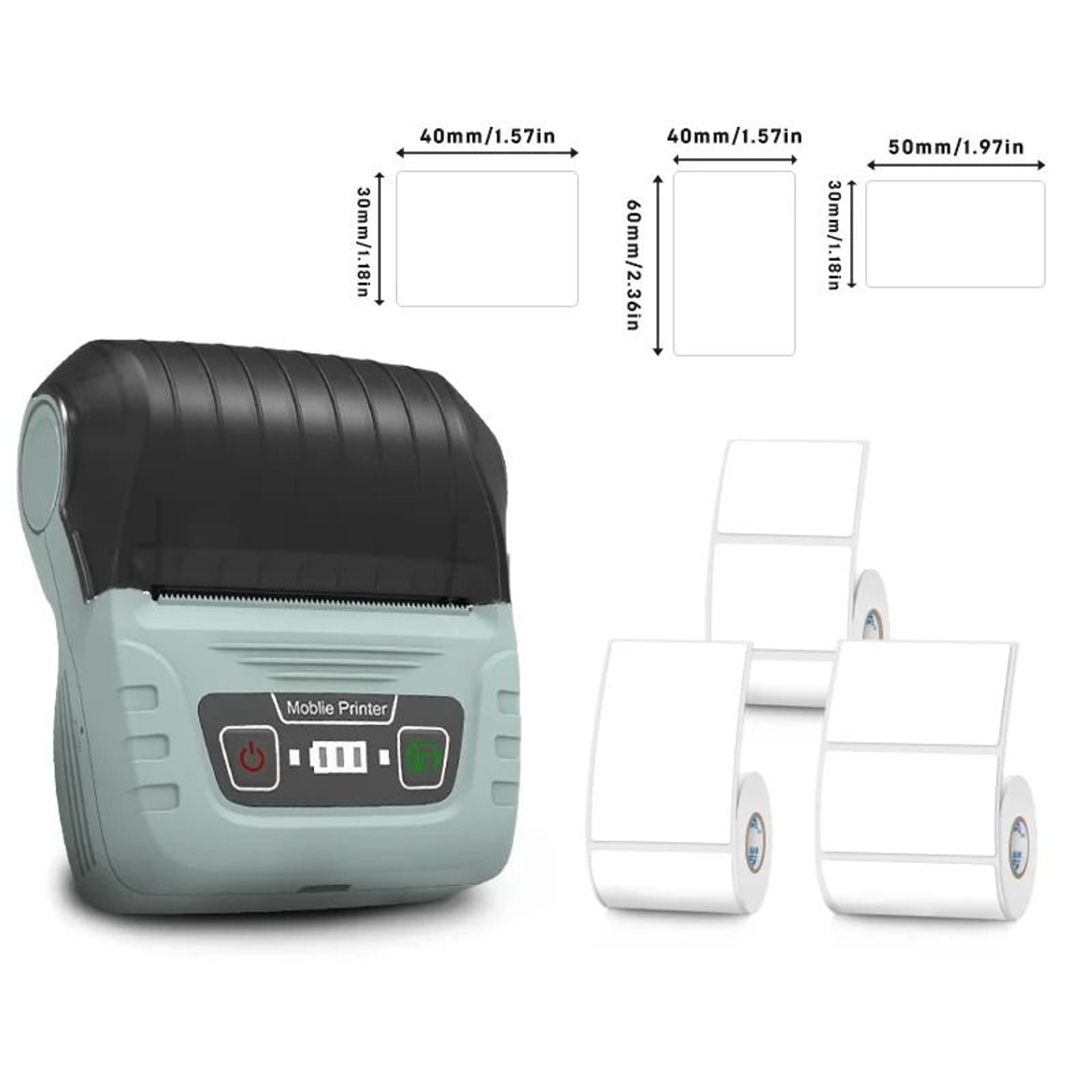 Mini  Bluetooth Thermal Label Printer For Barcodes And DIY Stickers 2