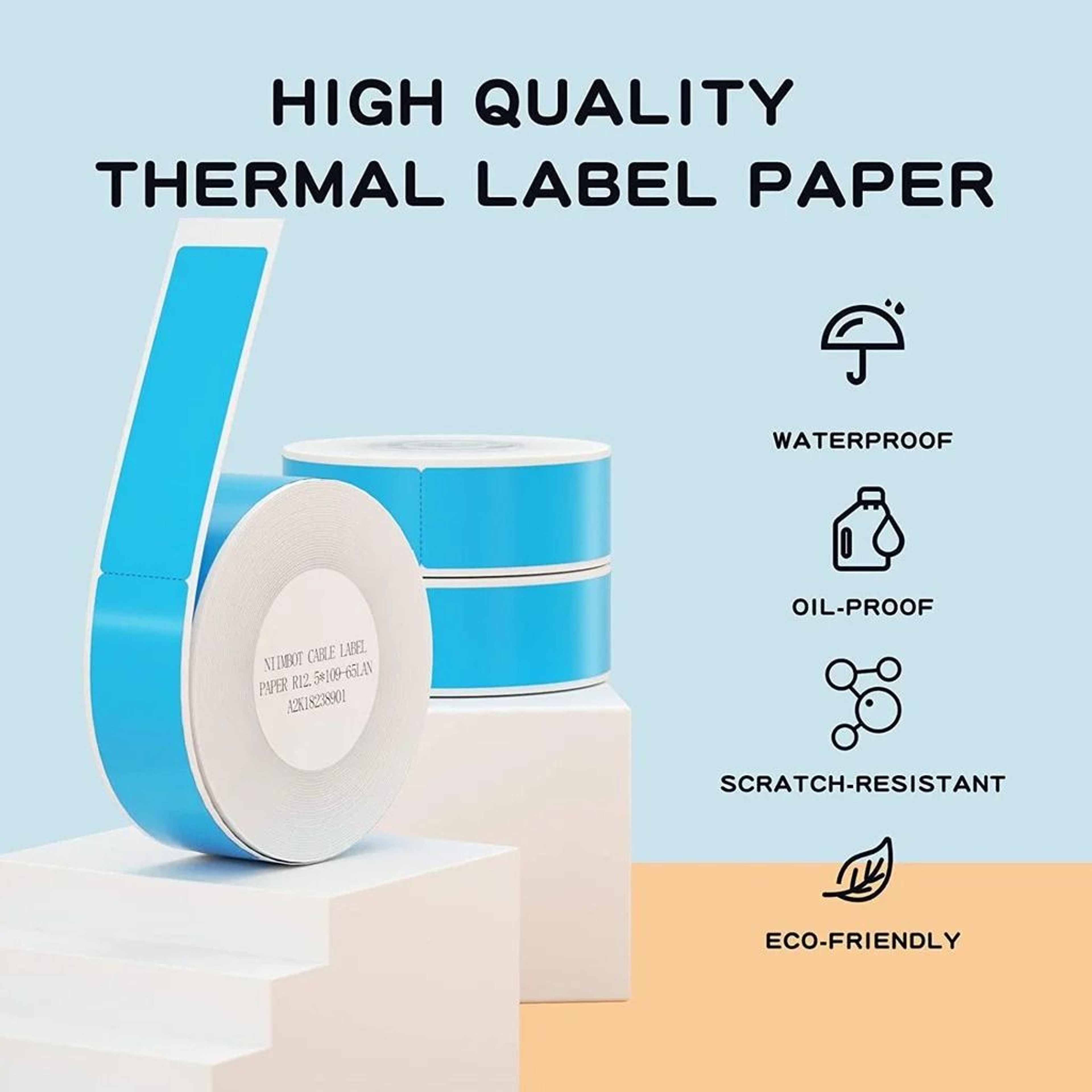 WireWrap ID Labels  Waterproof SelfAdhesive Cable And Fiber Tag Stickers 9