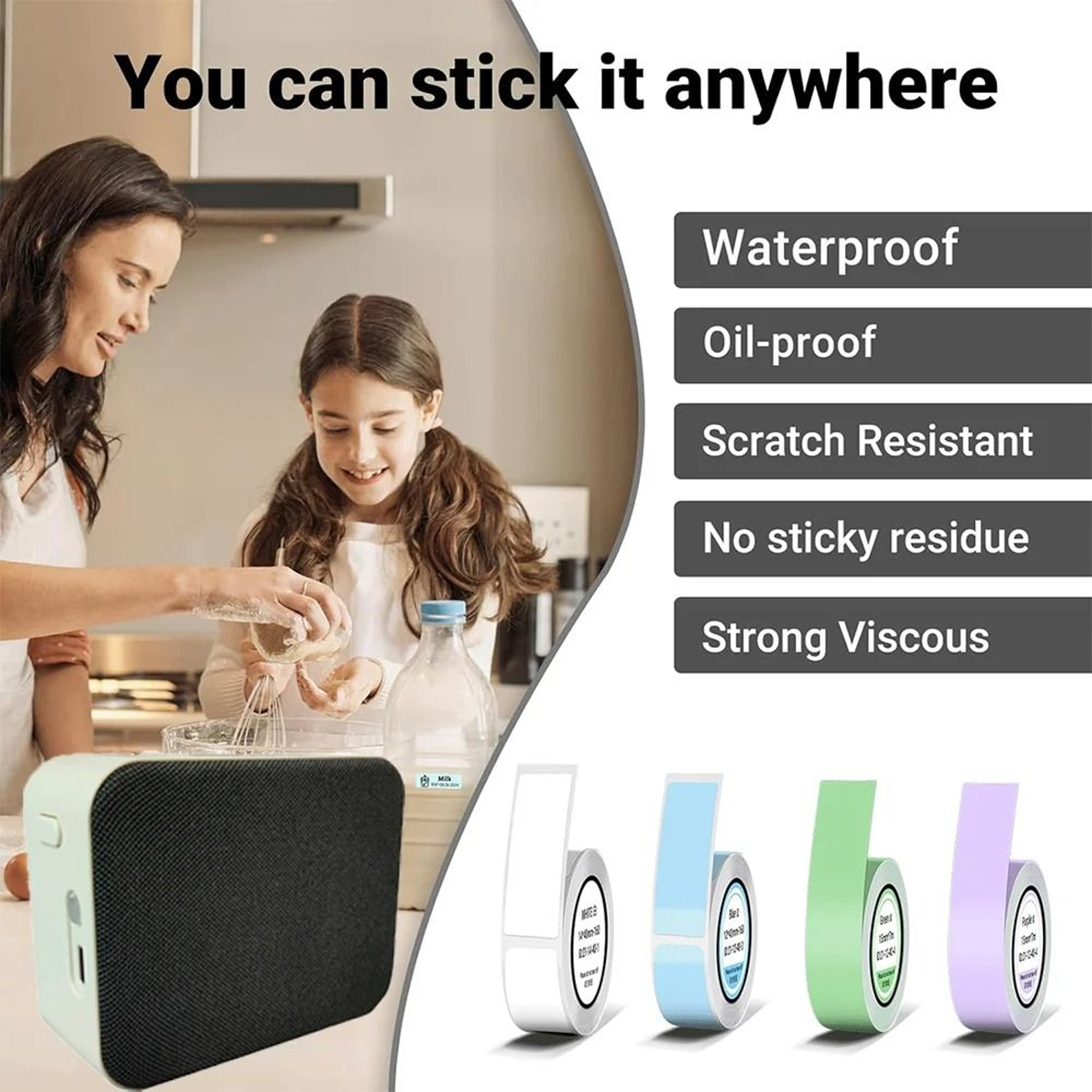 GiftGlow Mini Label Maker  Bluetooth Thermal Sticker Printer For DIY Crafts 11