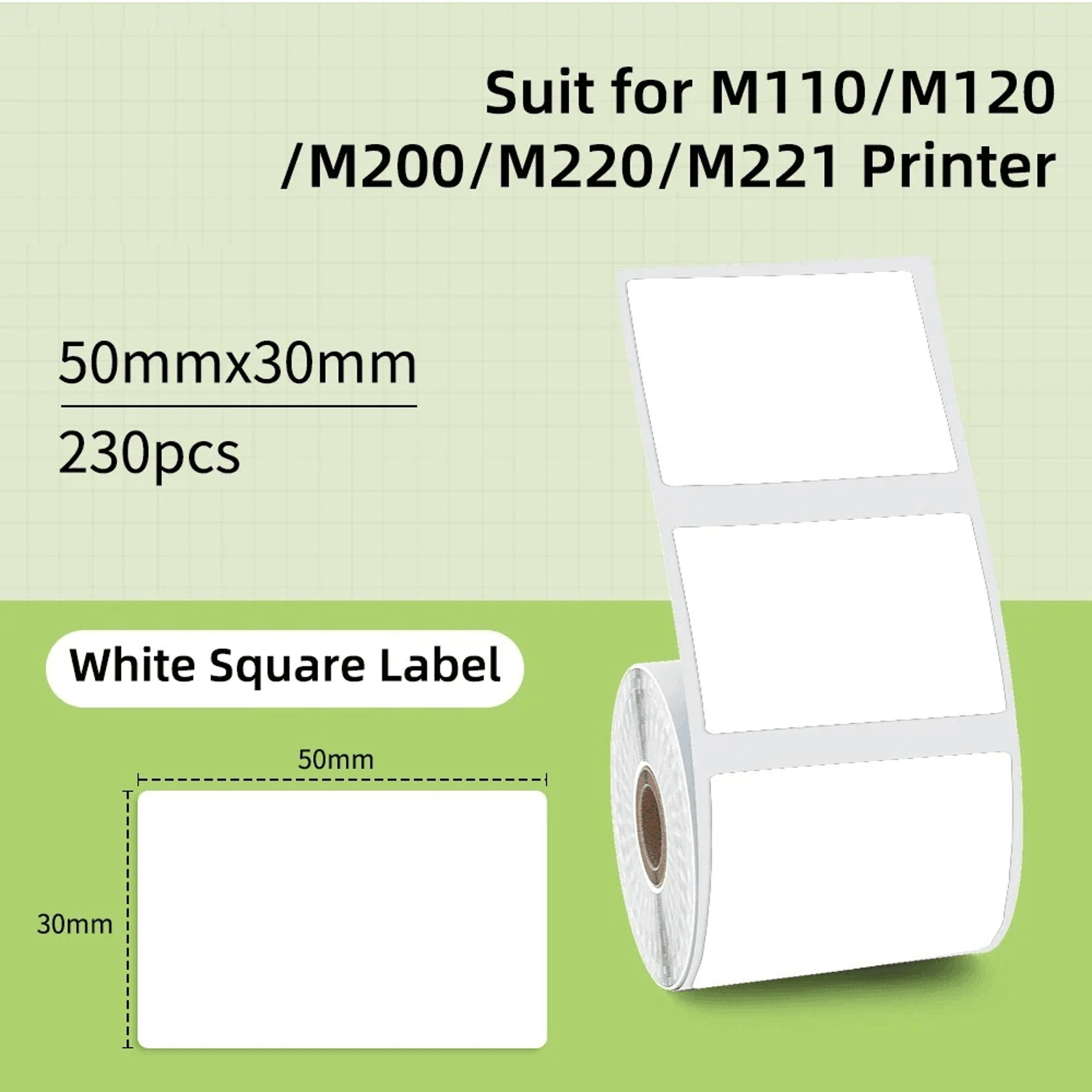Self Adhesive Thermal Label Stickers For Portable Label Printers 6