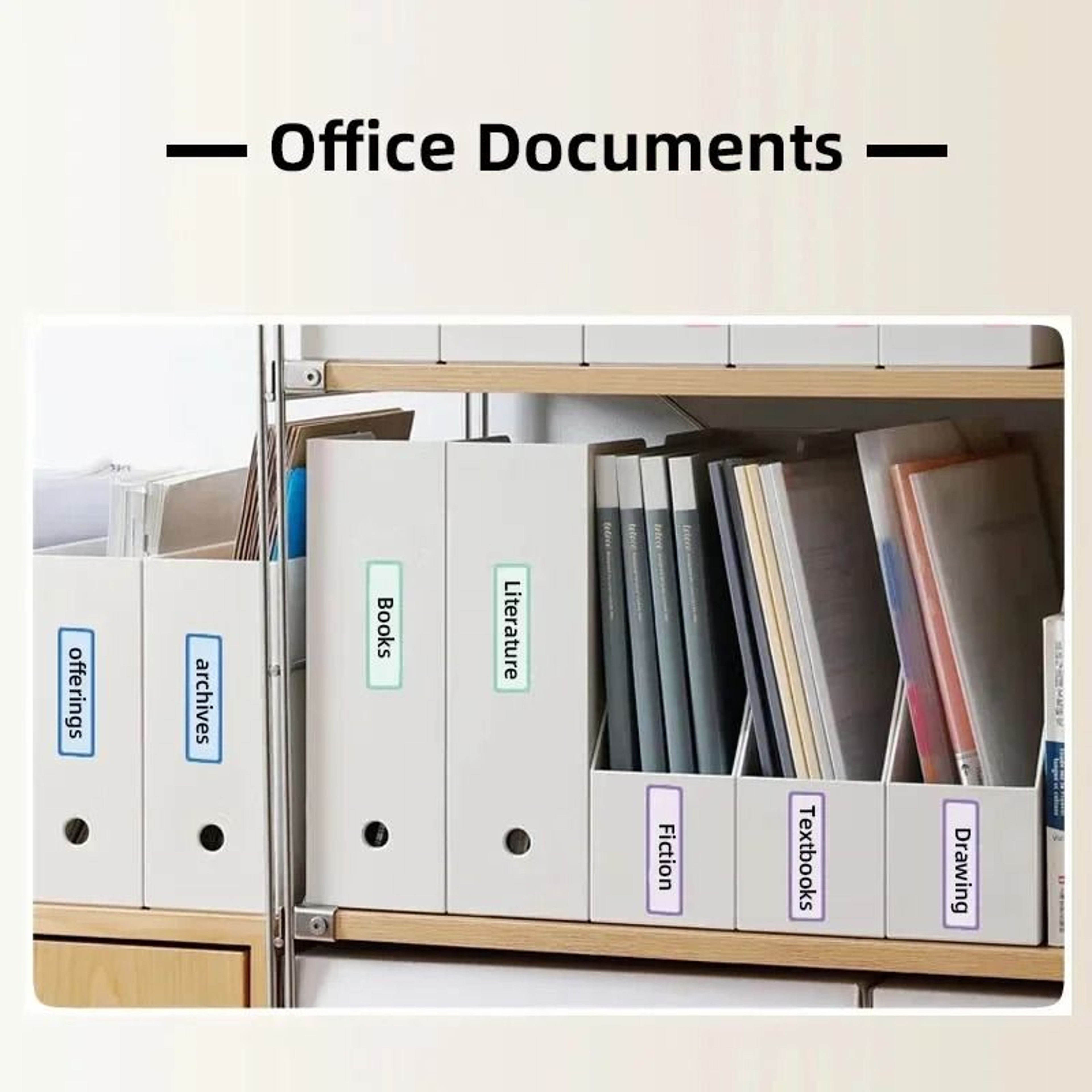 Waterproof Thermal Label Sticker Roll For Cable And Home Organization 24