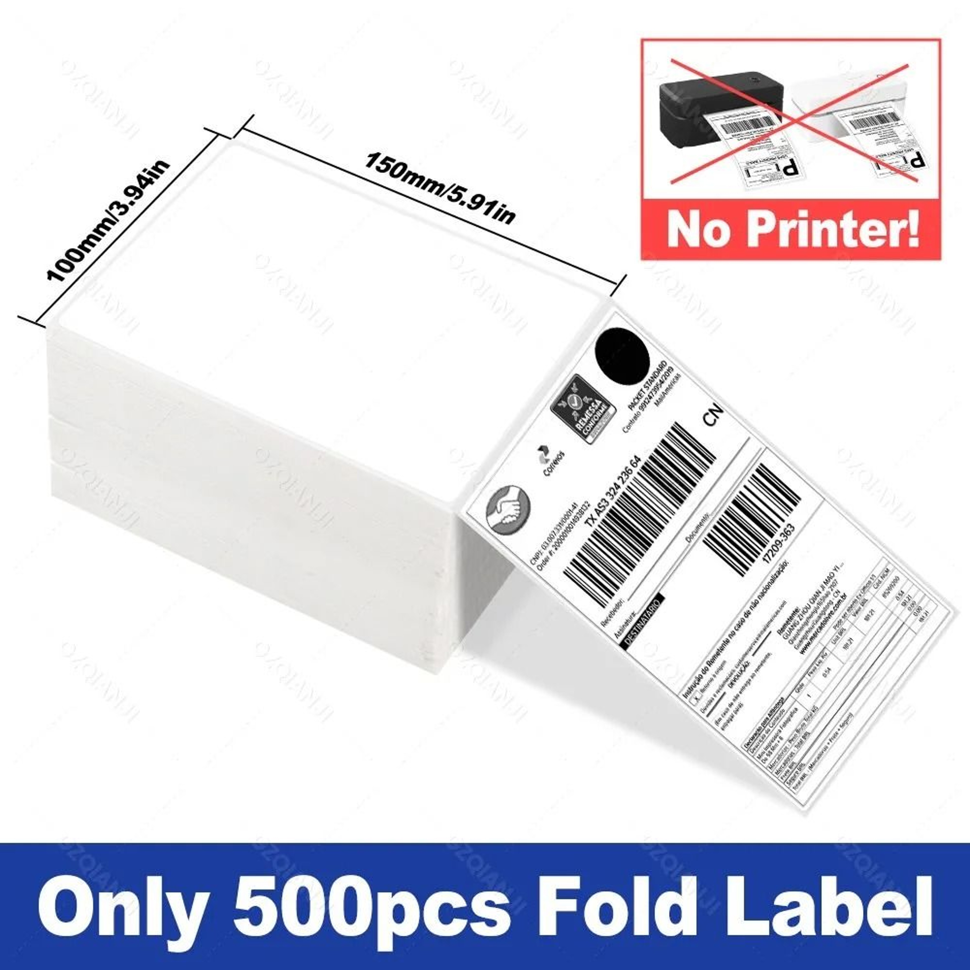 4 Inch Wireless Bluetooth Thermal Shipping Label Printer For Small Business 4