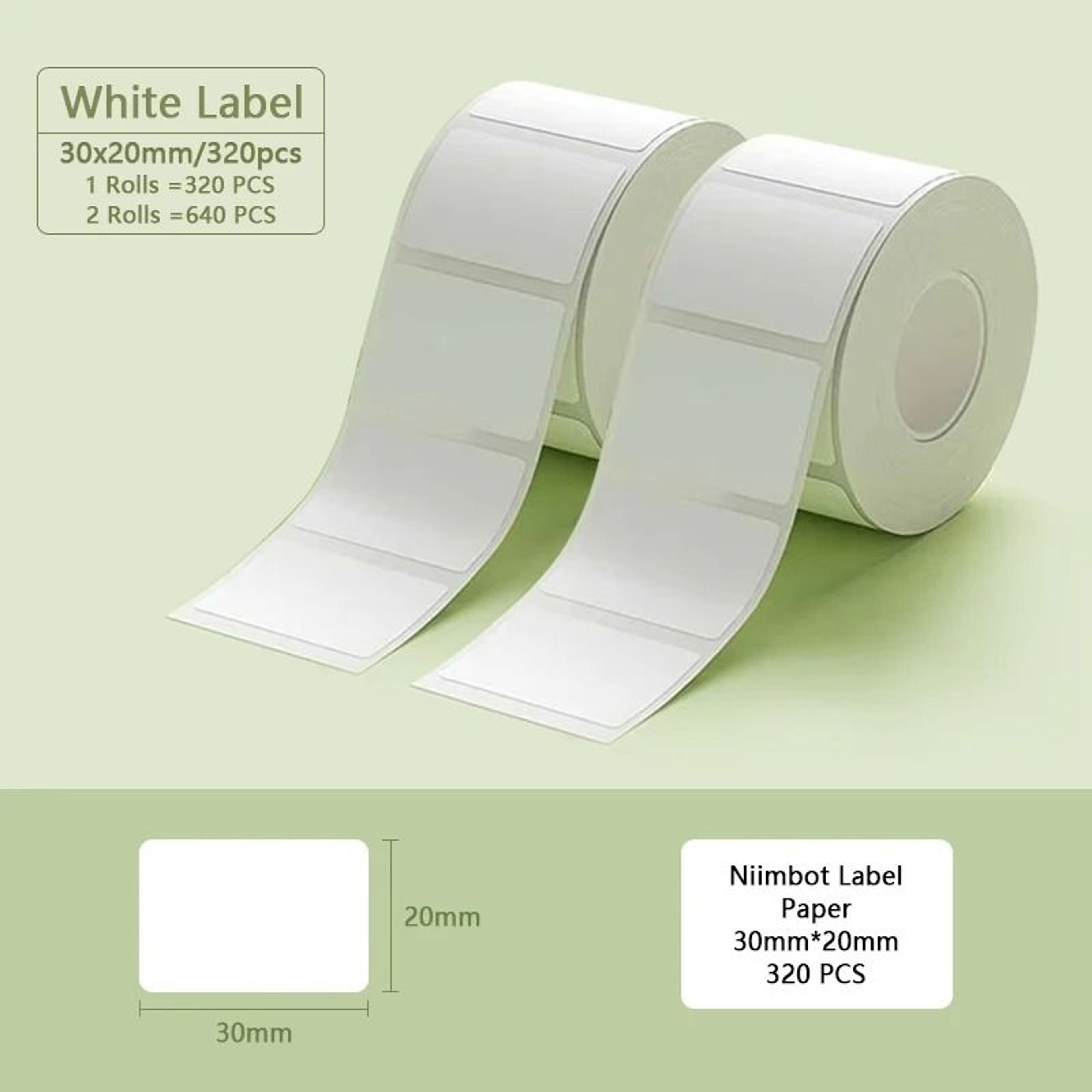 Waterproof Self Adhesive Thermal Label Sticker Rolls For Home And Business 2