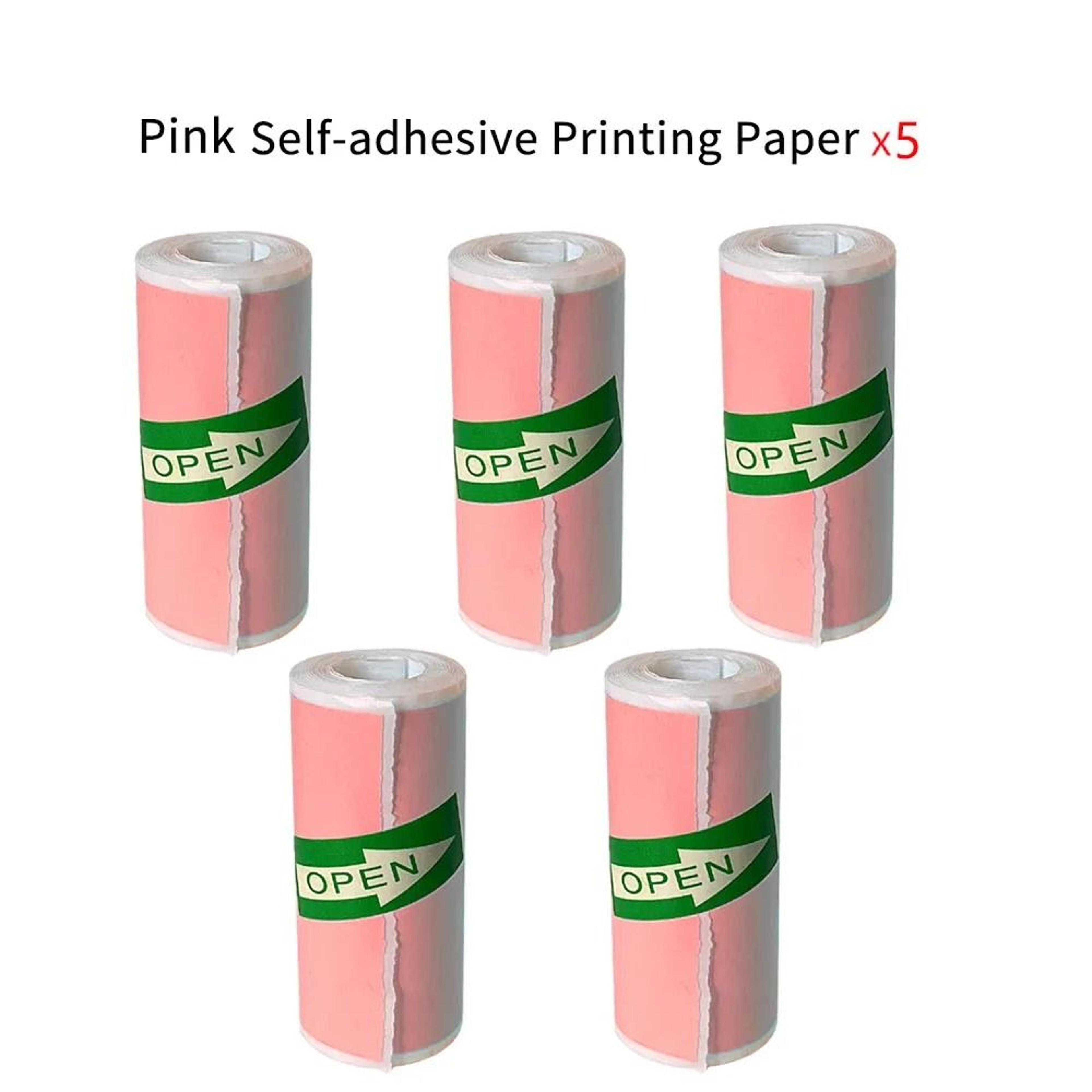 57x25mm Self Adhesive Thermal Sticker Paper Rolls For Mini Photo Printers 8