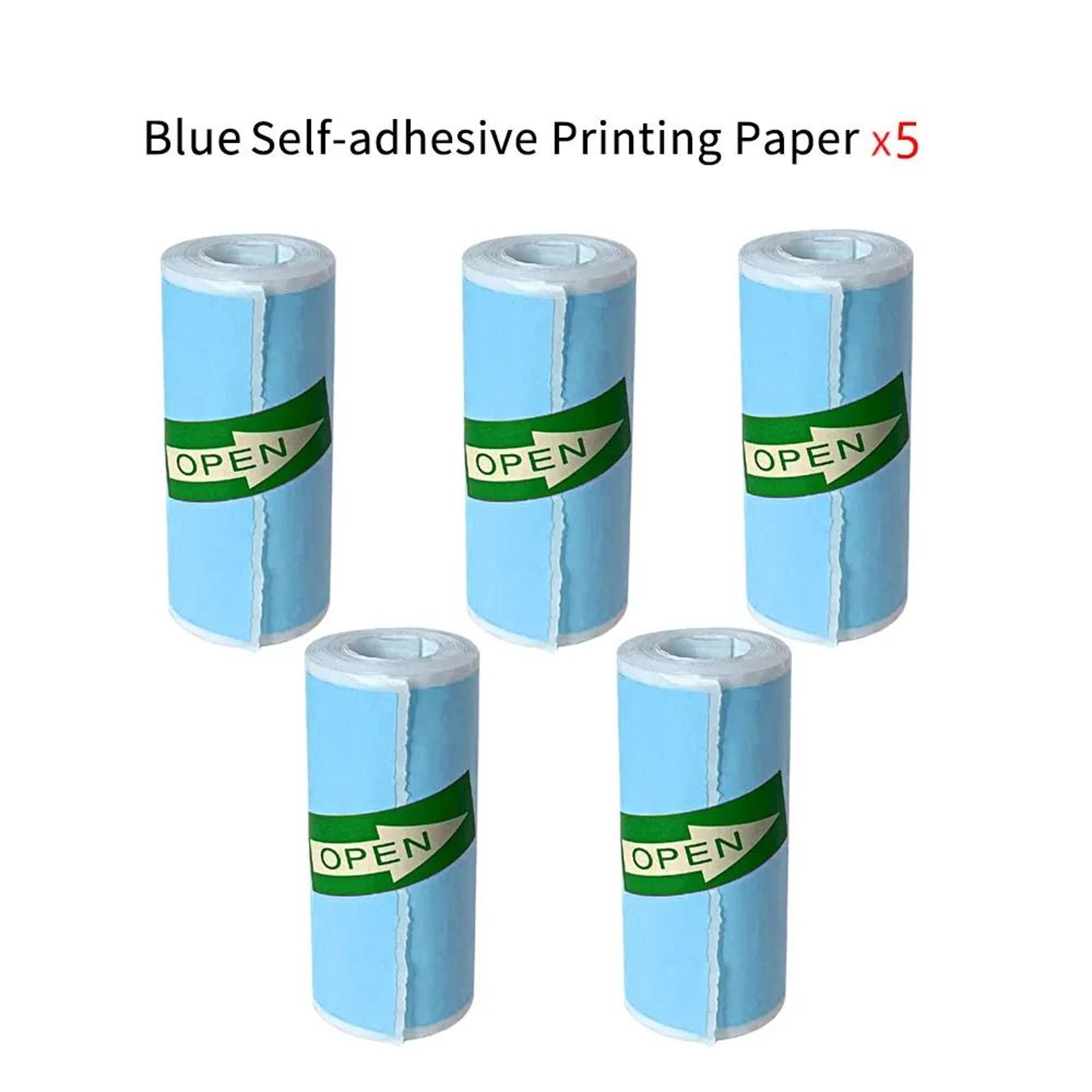57x25mm Self Adhesive Thermal Sticker Paper Rolls For Mini Photo Printers 7