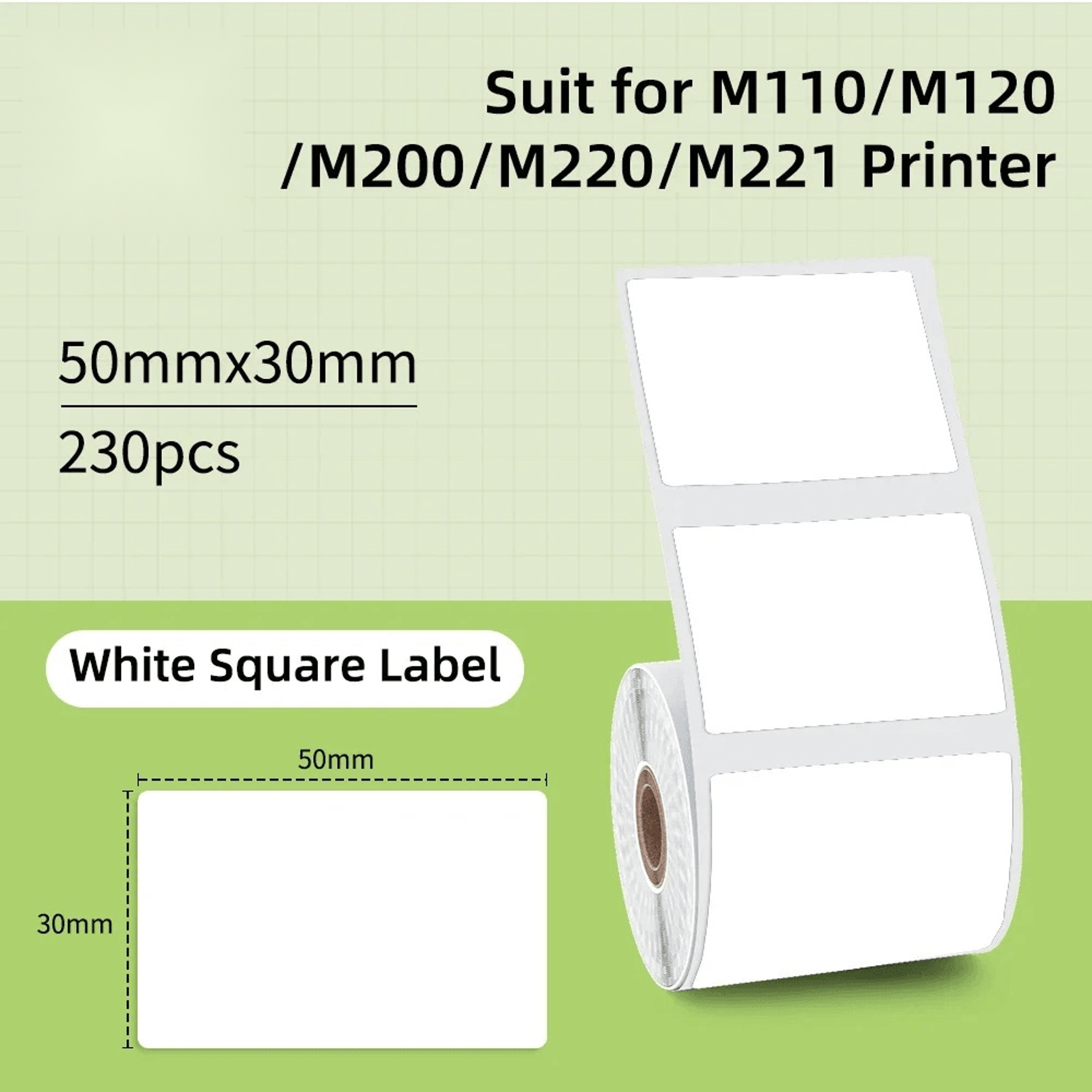 Waterproof White Thermal Label Stickers For Home And Business Organization 15