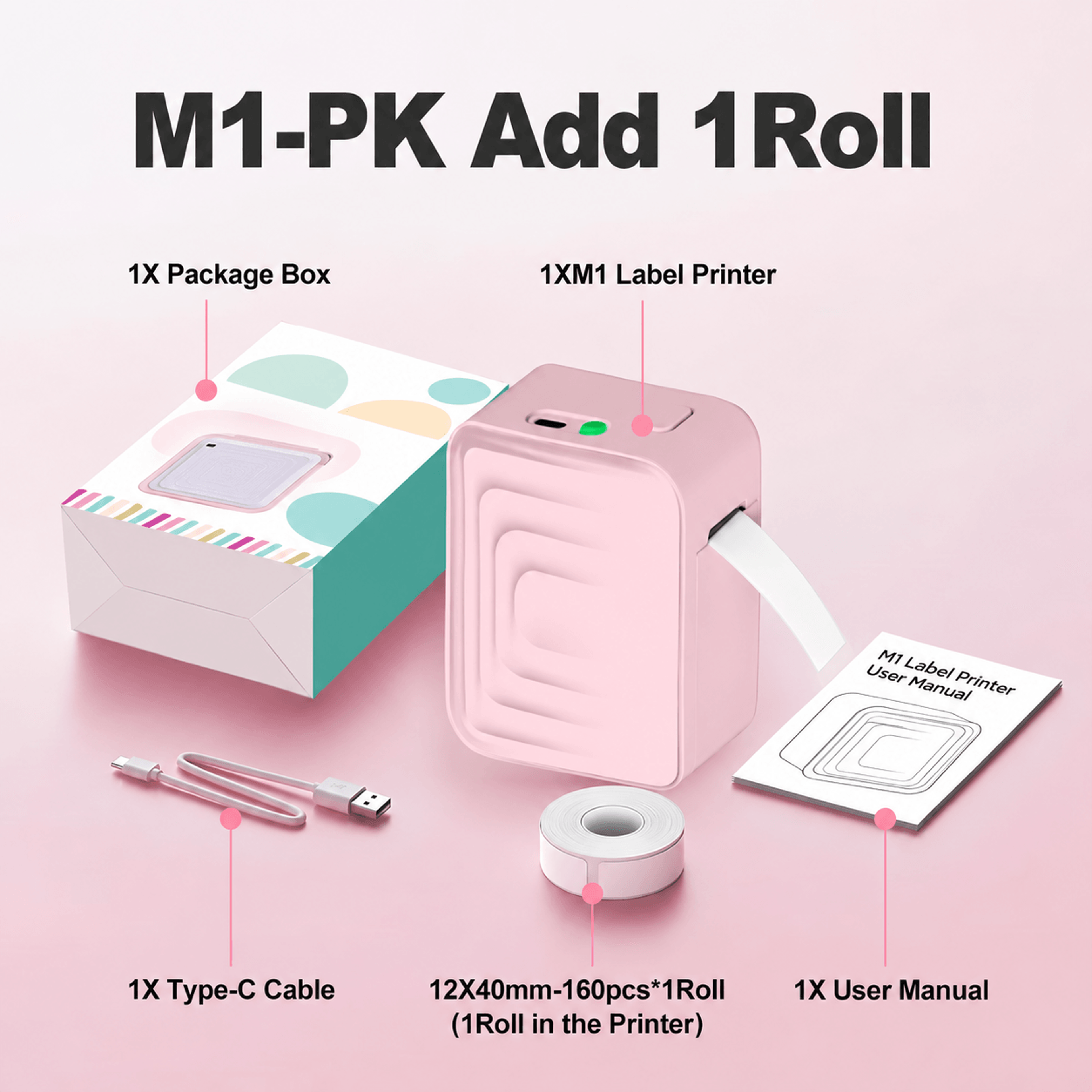 Mini Bluetooth Thermal Sticker Label Maker For Easy Home Organization 8