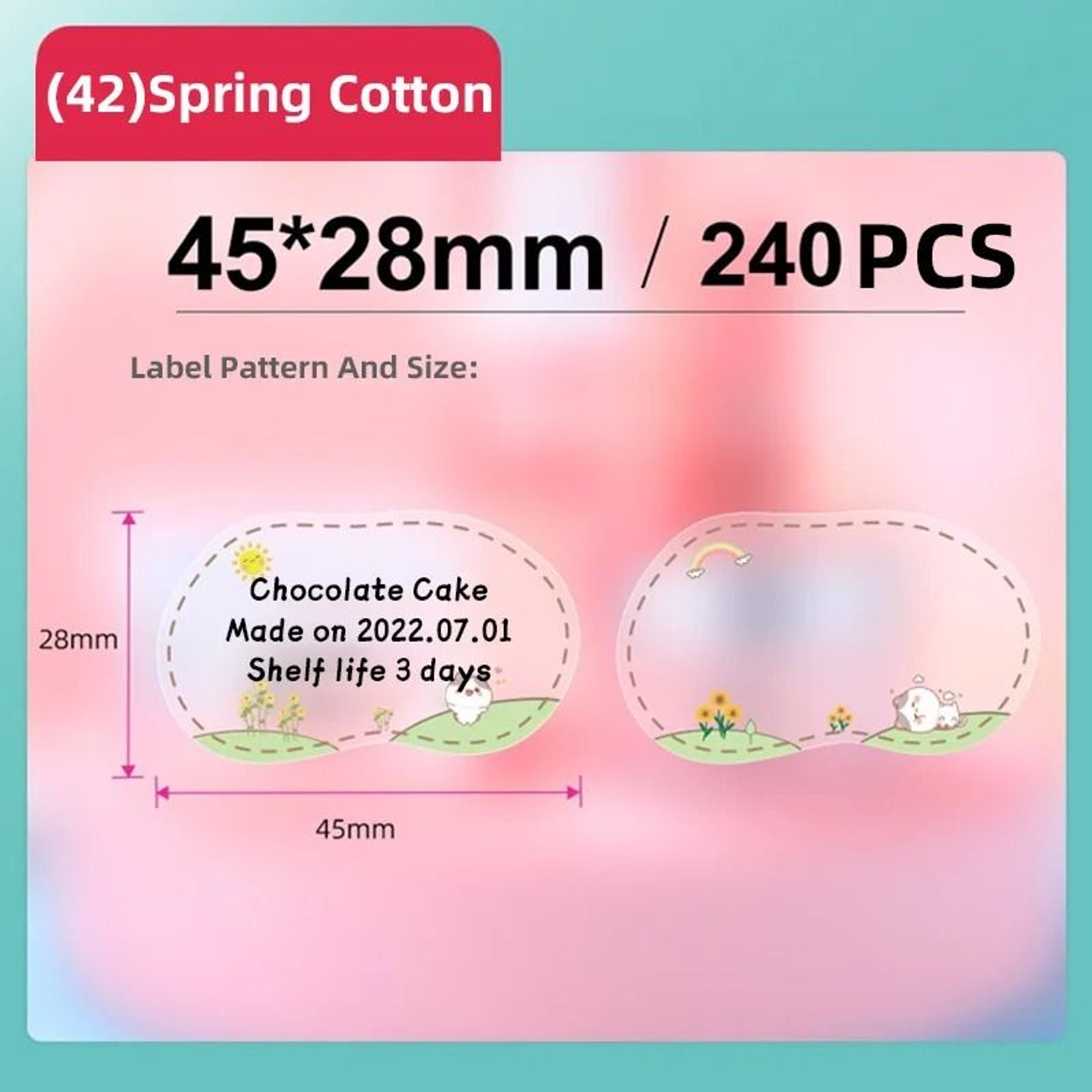 Transparent Self Adhesive Thermal Label Stickers For Home And Business 9