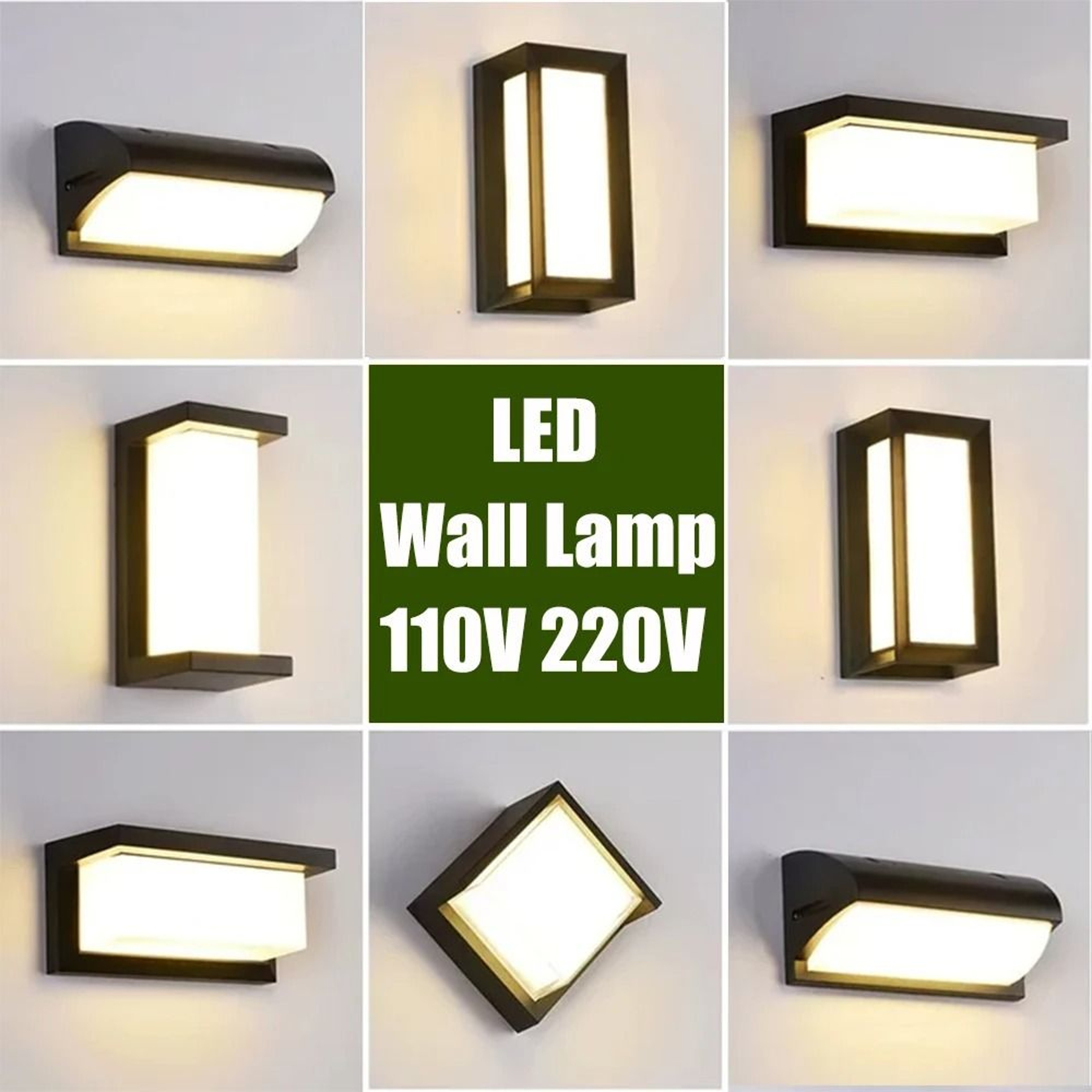 Waterproof Outdoor LED Wall Light For Stairs Pathways And Garden Lighting 13