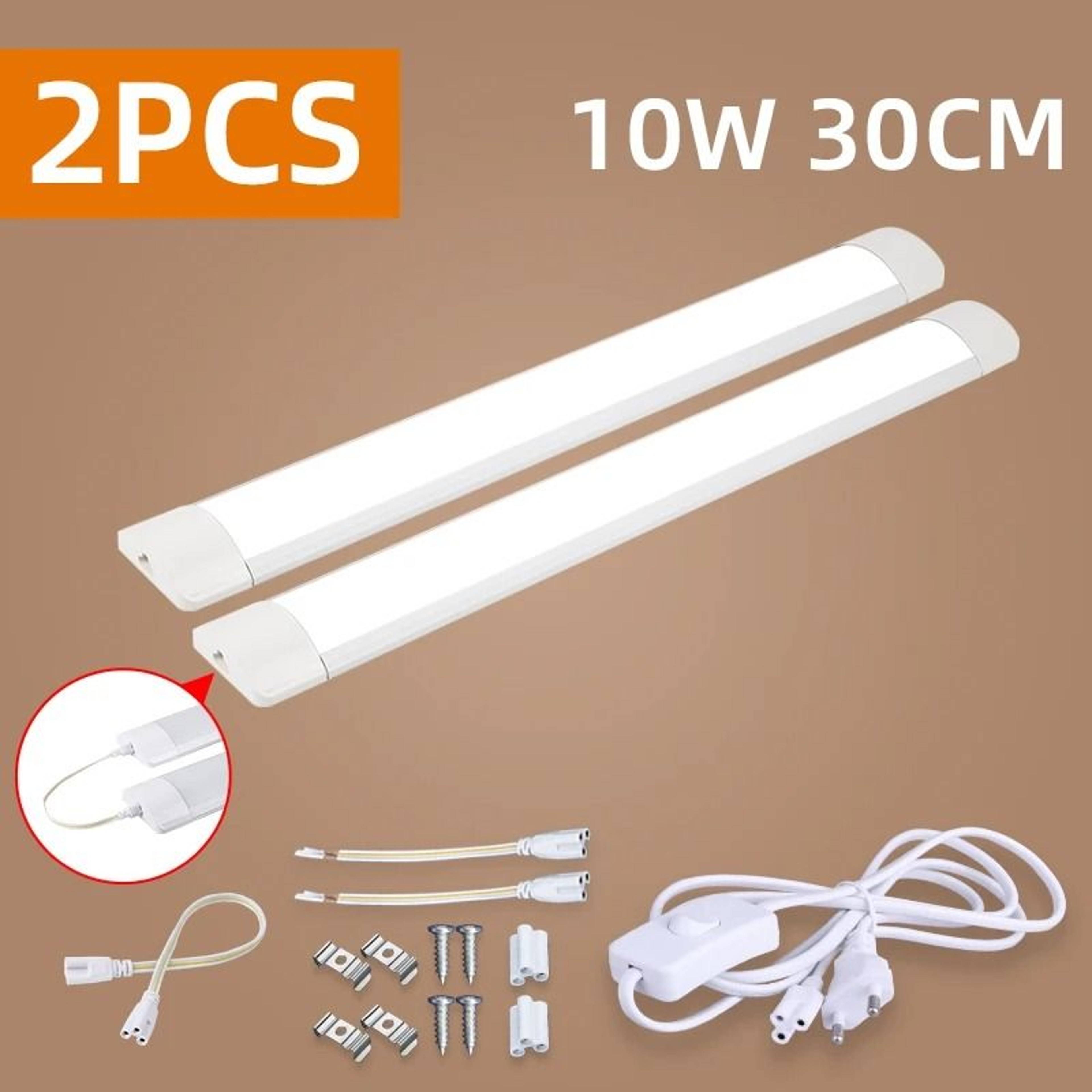 Ultra Thin LED Under Cabinet Tube Light For Kitchen And Home Lighting 7