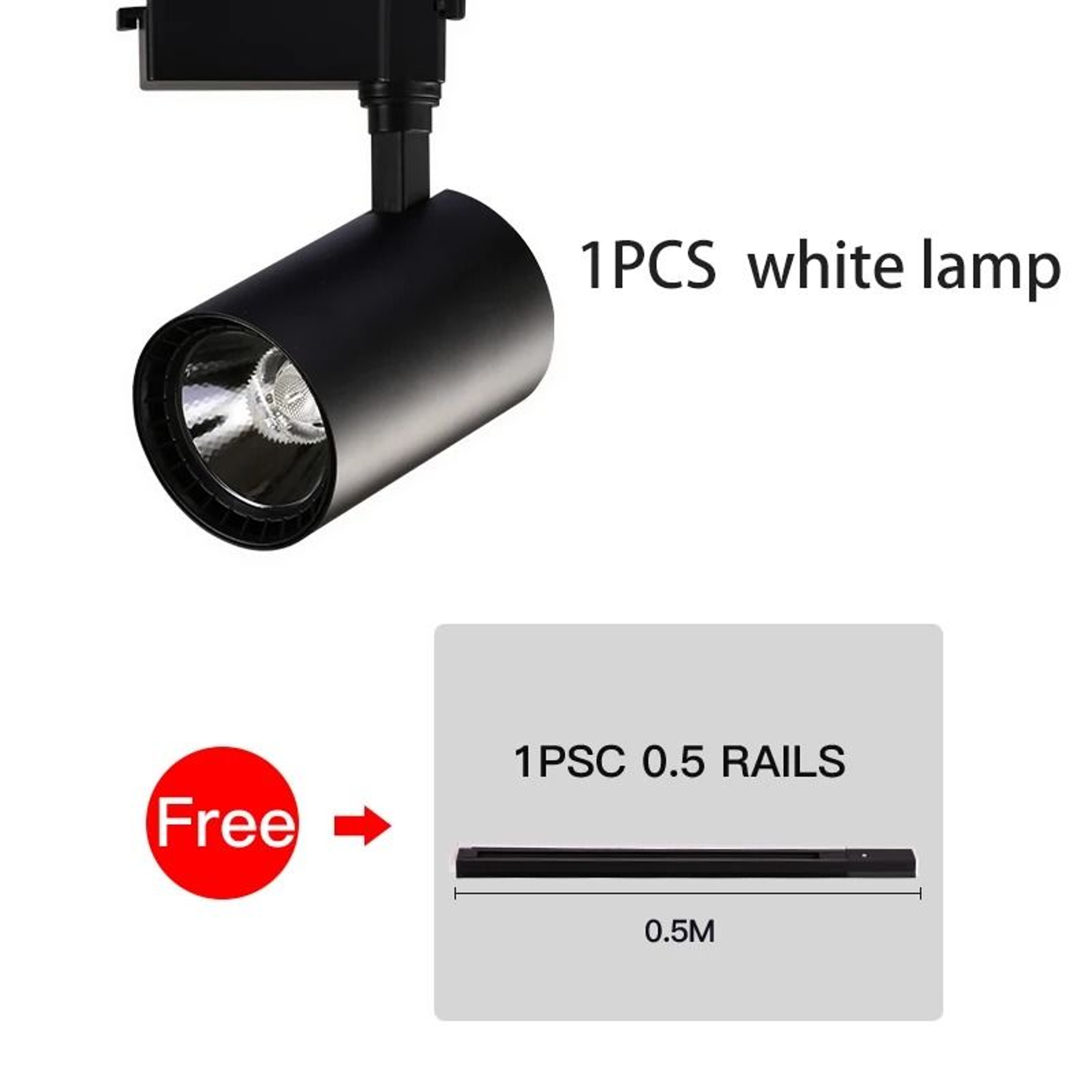 50W High Brightness LED Track Spotlight For Modern Ceiling Lighting 2