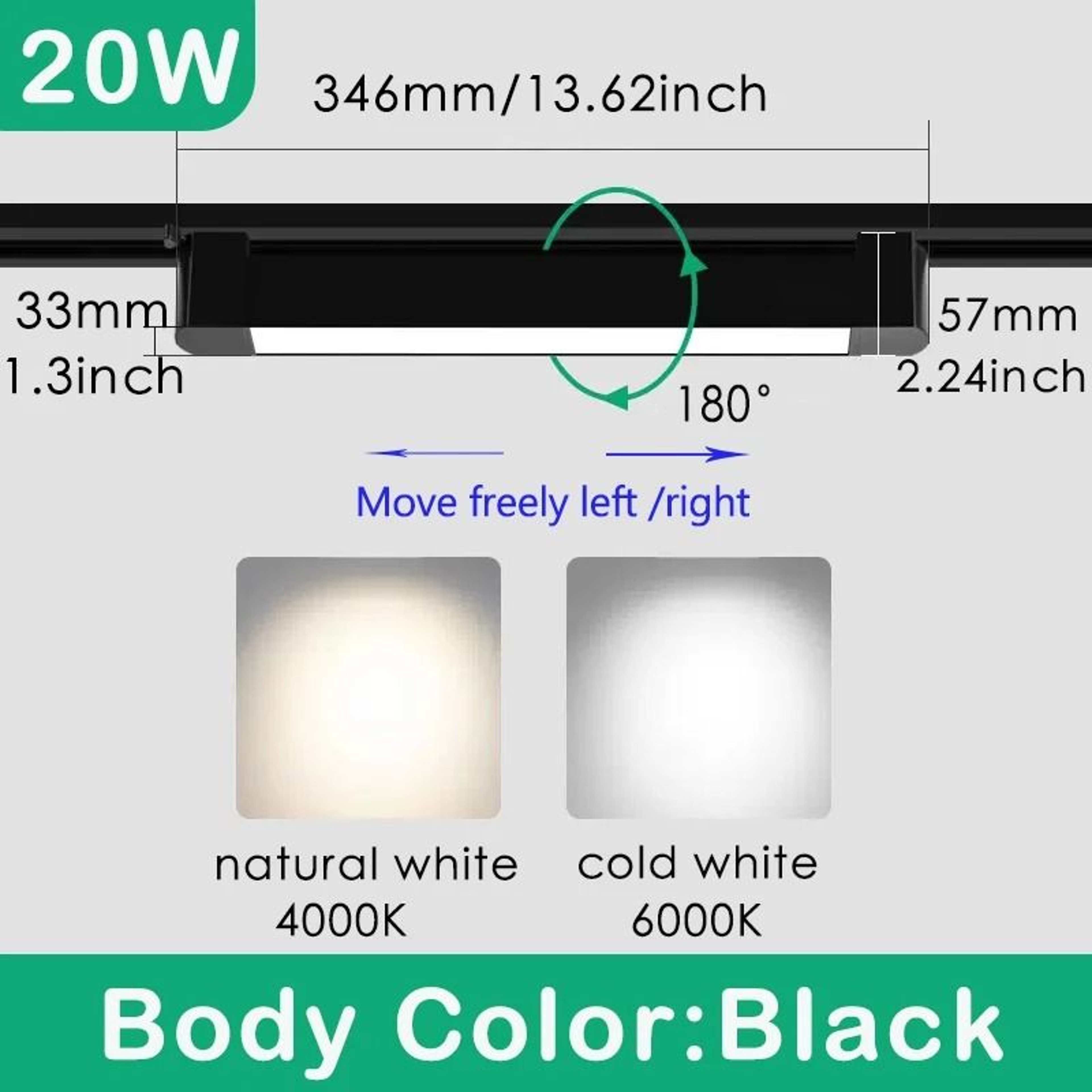 Adjustable COB LED Track Spotlight For Home And Retail Lighting 11