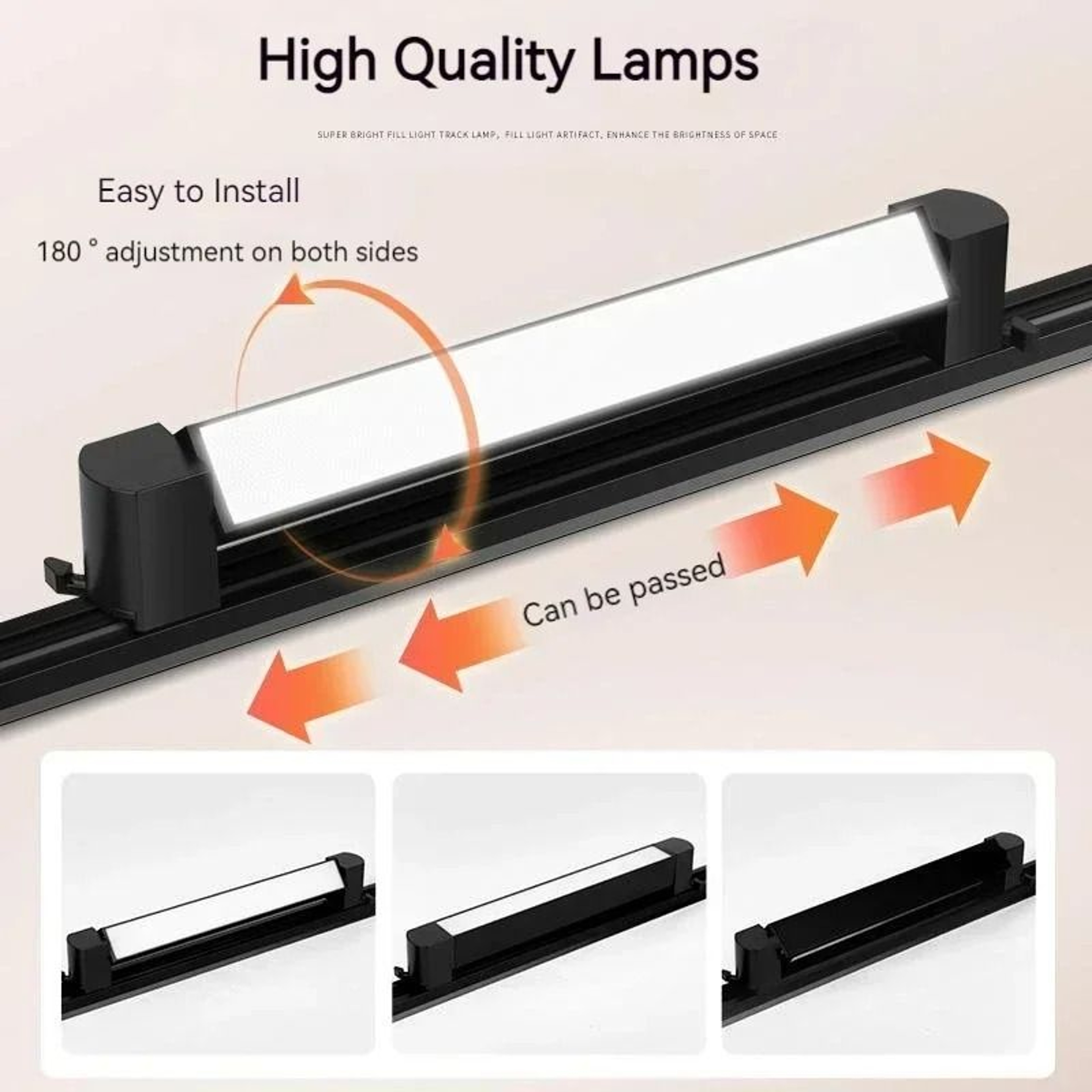Adjustable COB LED Track Spotlight For Home And Retail Lighting 23