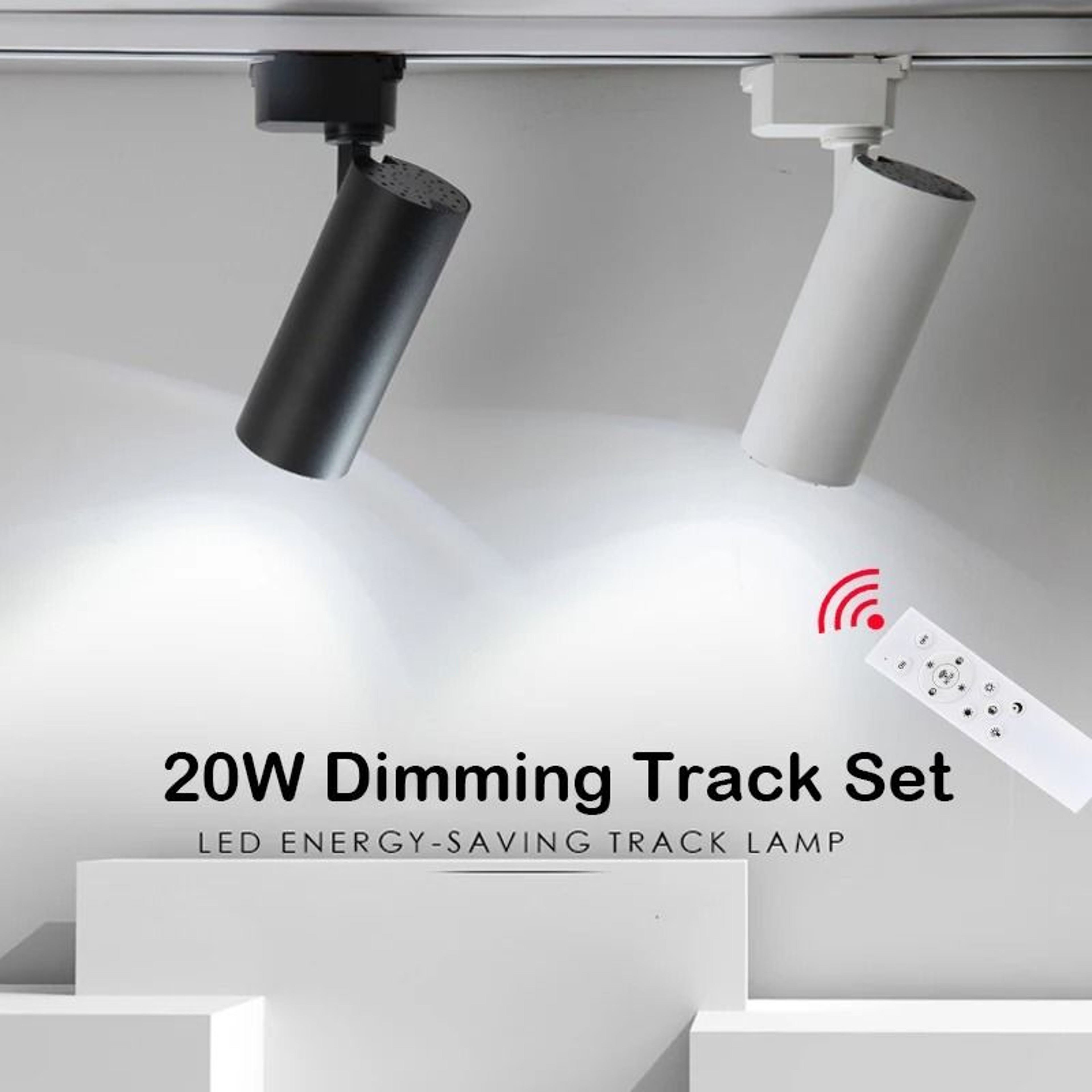 20W Dimmable LED Track Light Set For Modern Ceiling And Home Lighting 0