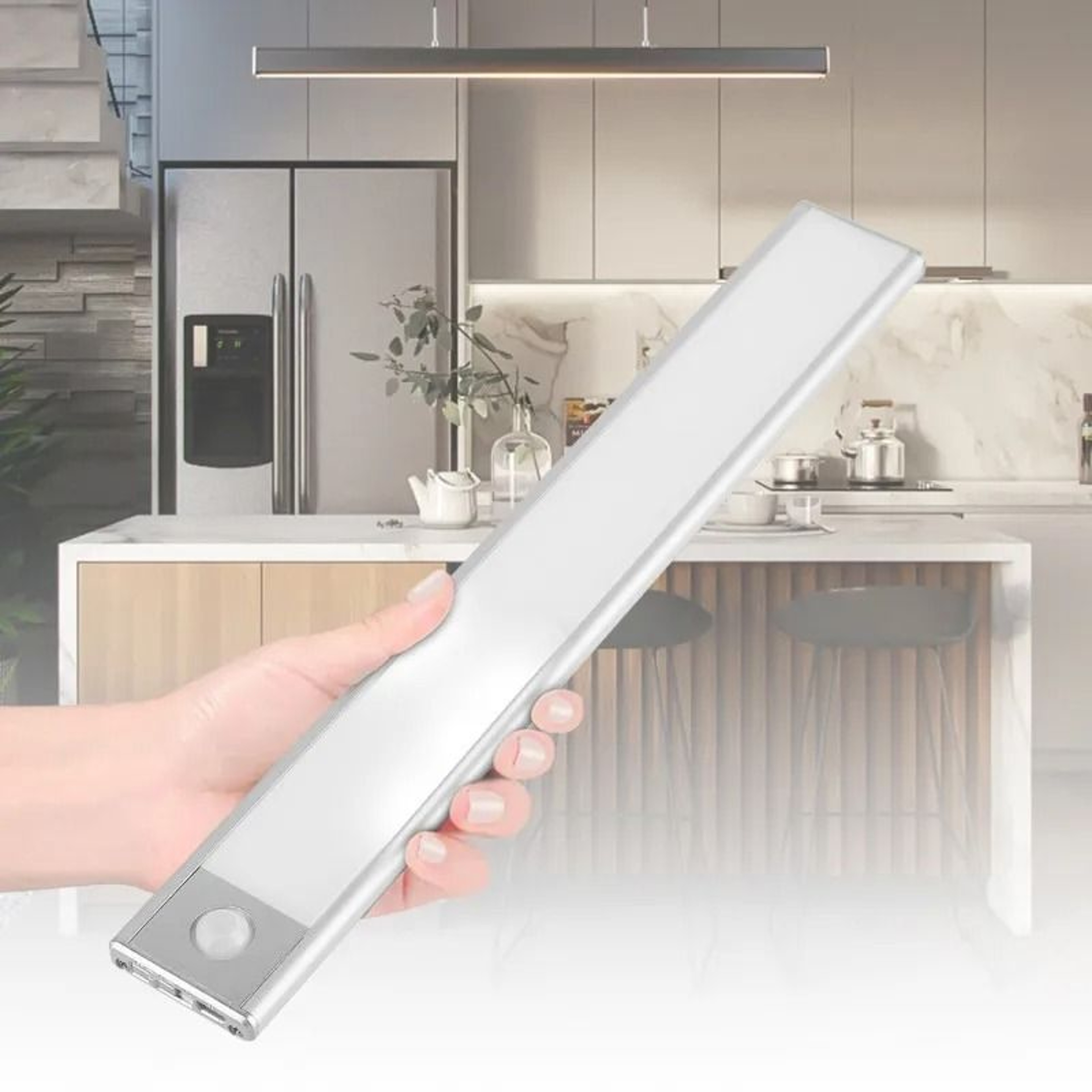 Rechargeable Motion Sensor LED Cabinet Light With Adjustable Brightness 7