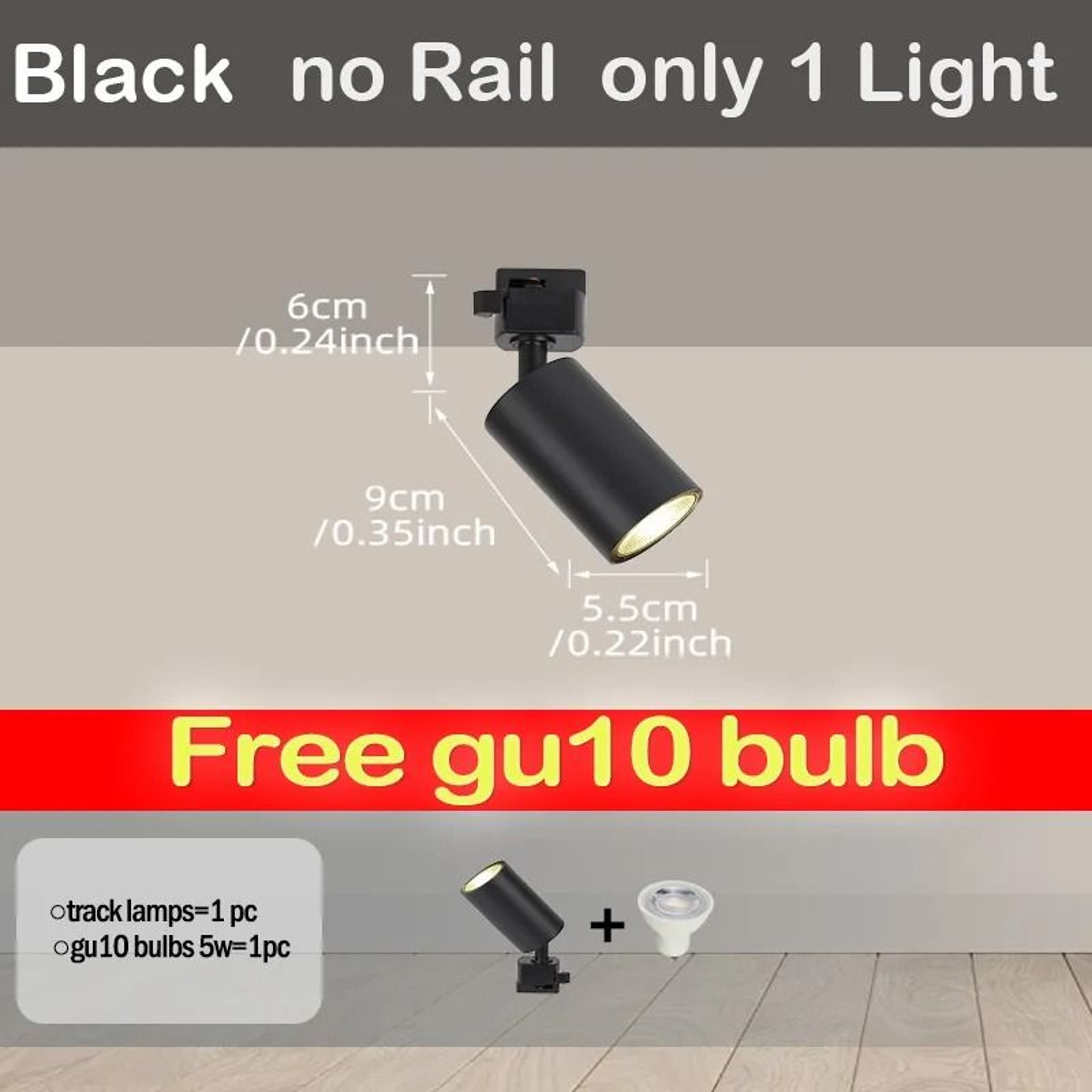 Adjustable GU10 LED Track Spotlight For Modern Ceiling And Kitchen Lighting 1