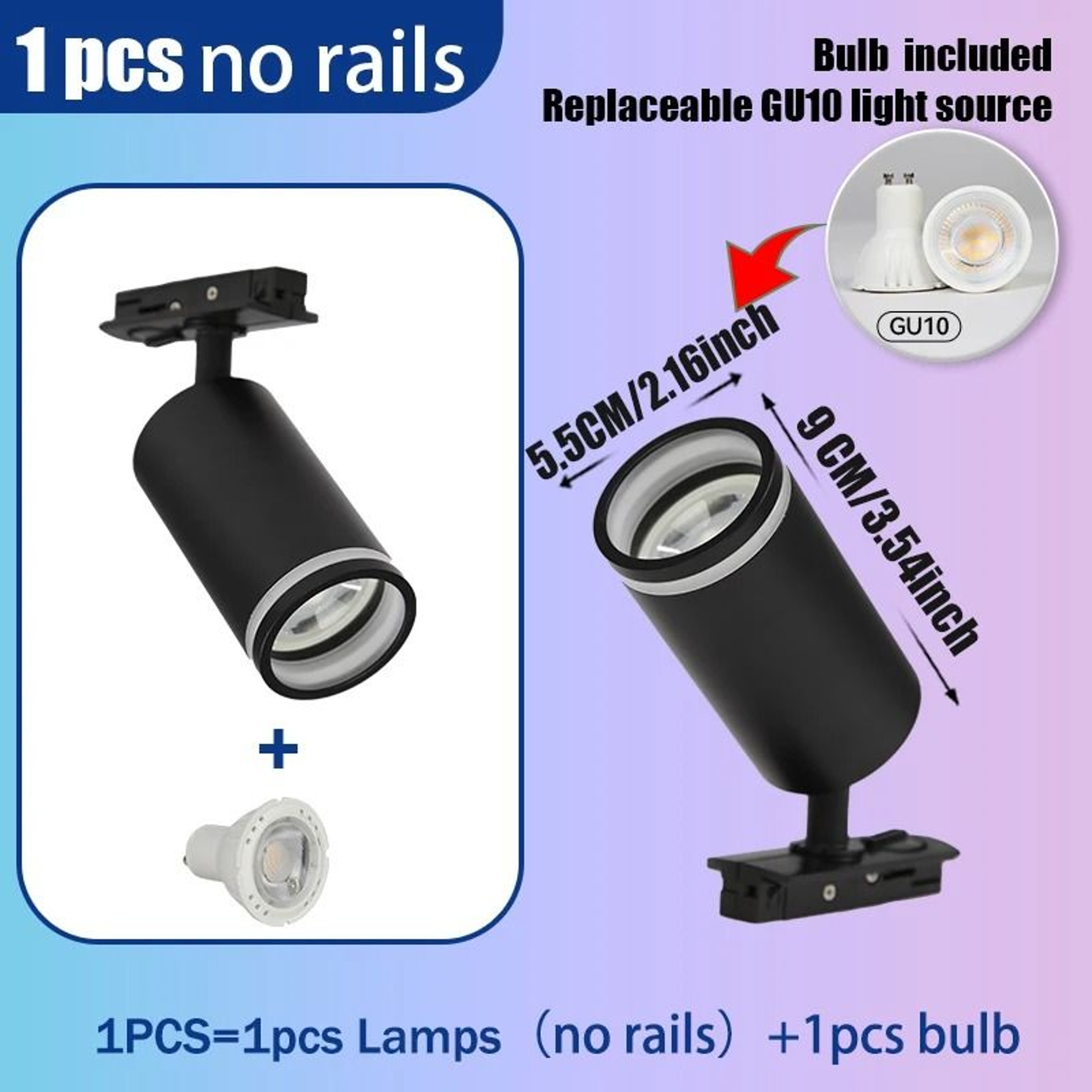 LED Track Spotlight 110V For Modern Home And Shop Lighting 1