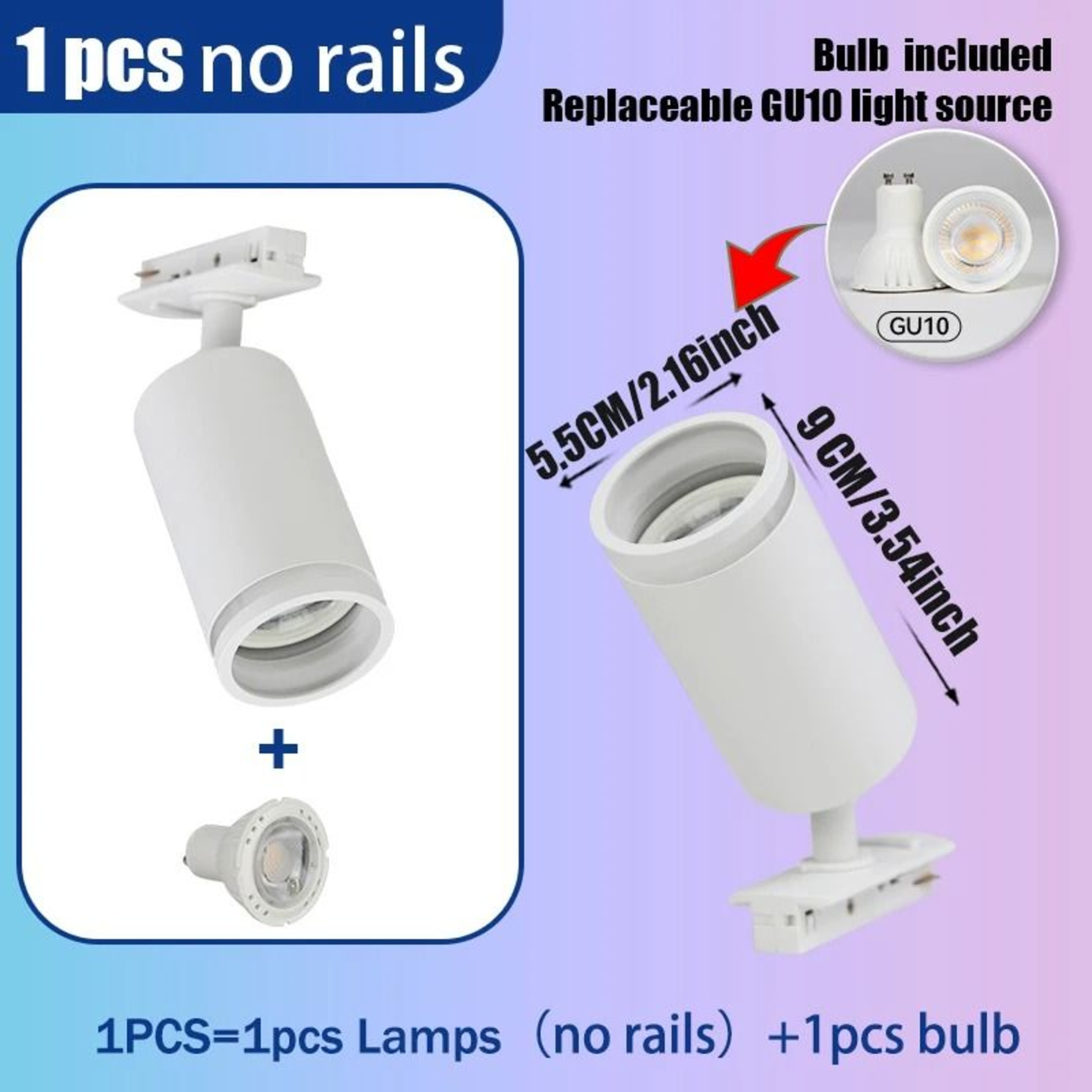 LED Track Spotlight 110V For Modern Home And Shop Lighting 2