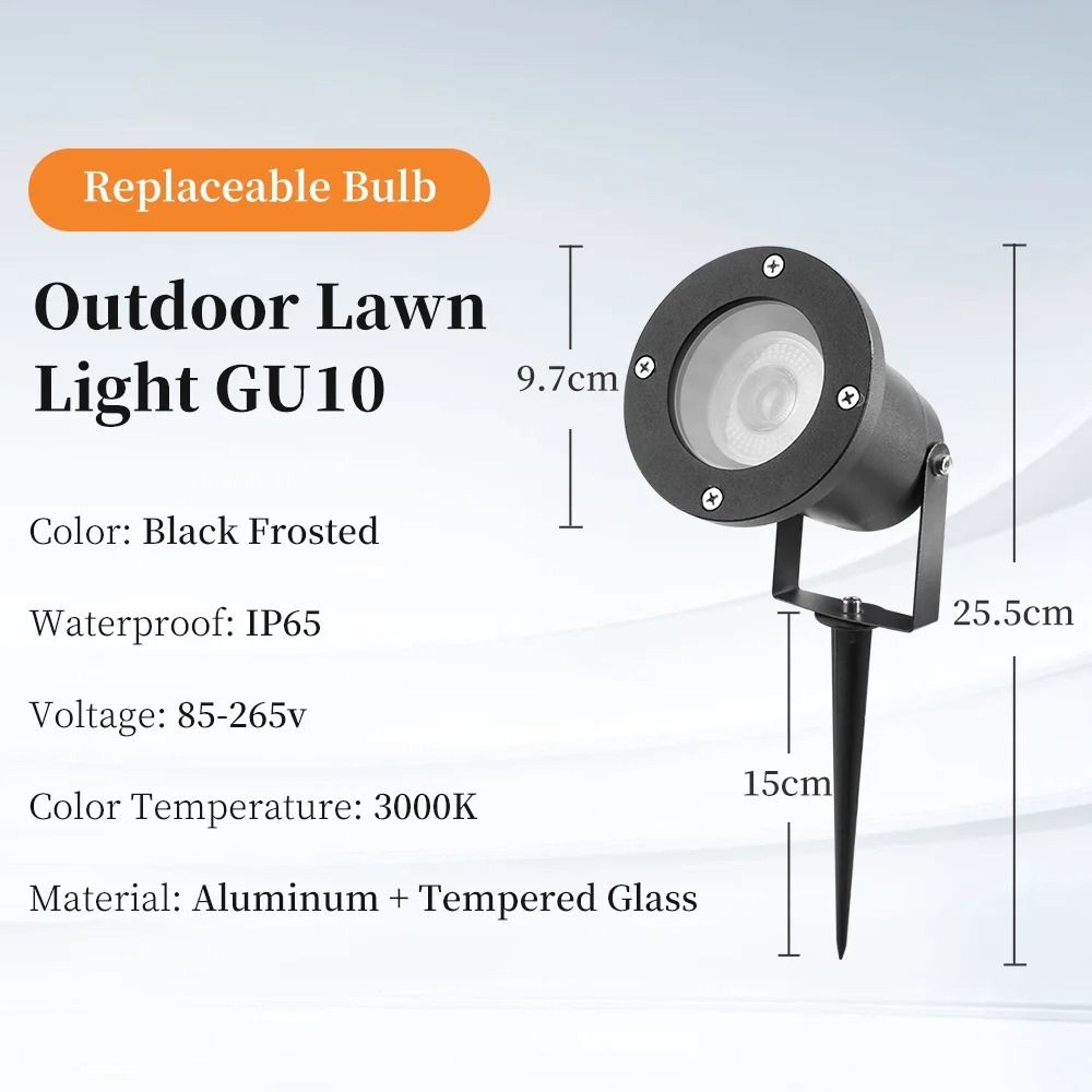 Waterproof LED Garden Spotlight For Outdoor Pathway And Landscape Lighting 4