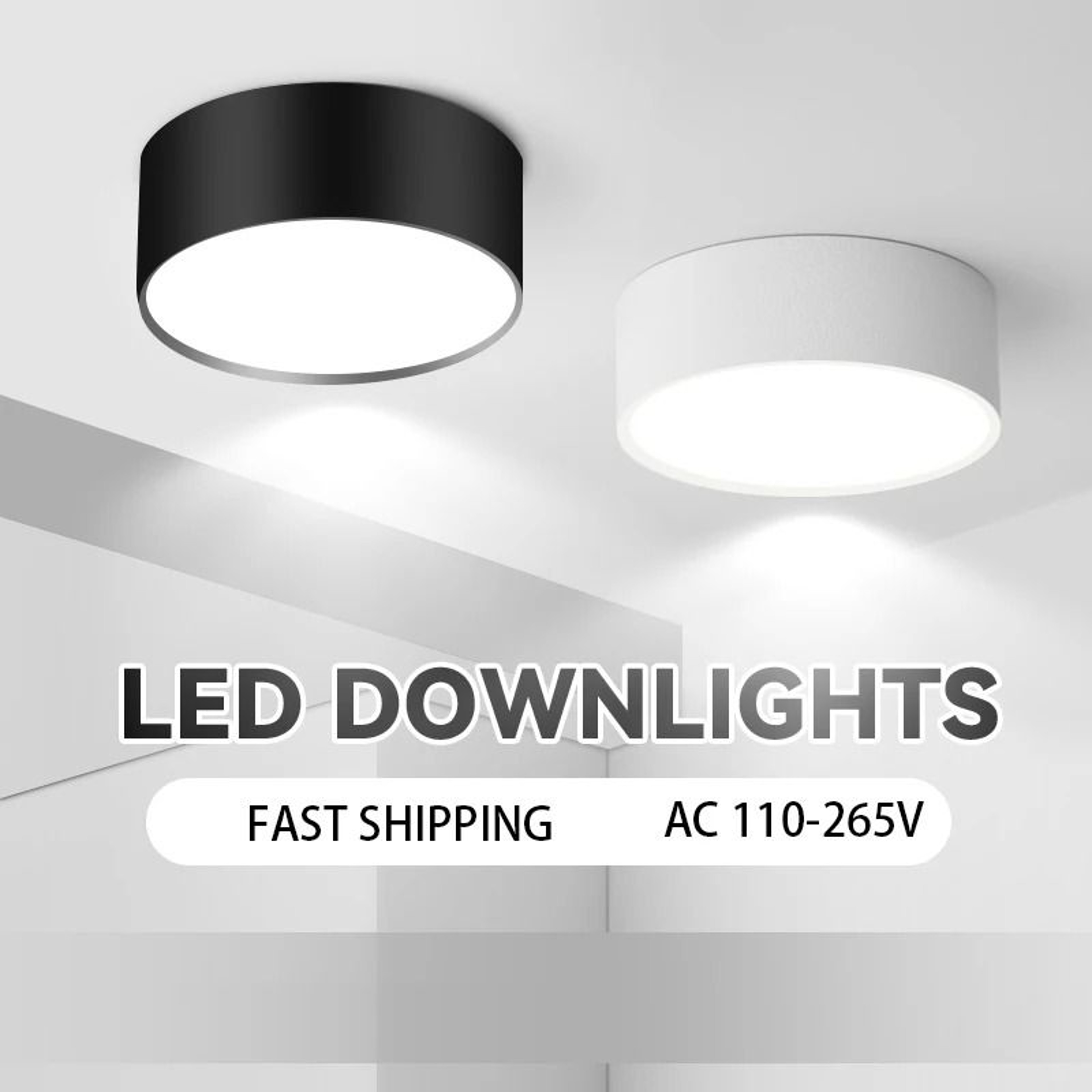 Slim Foldable LED Ceiling Downlight 10W 15W 25W For Modern Home Lighting 0