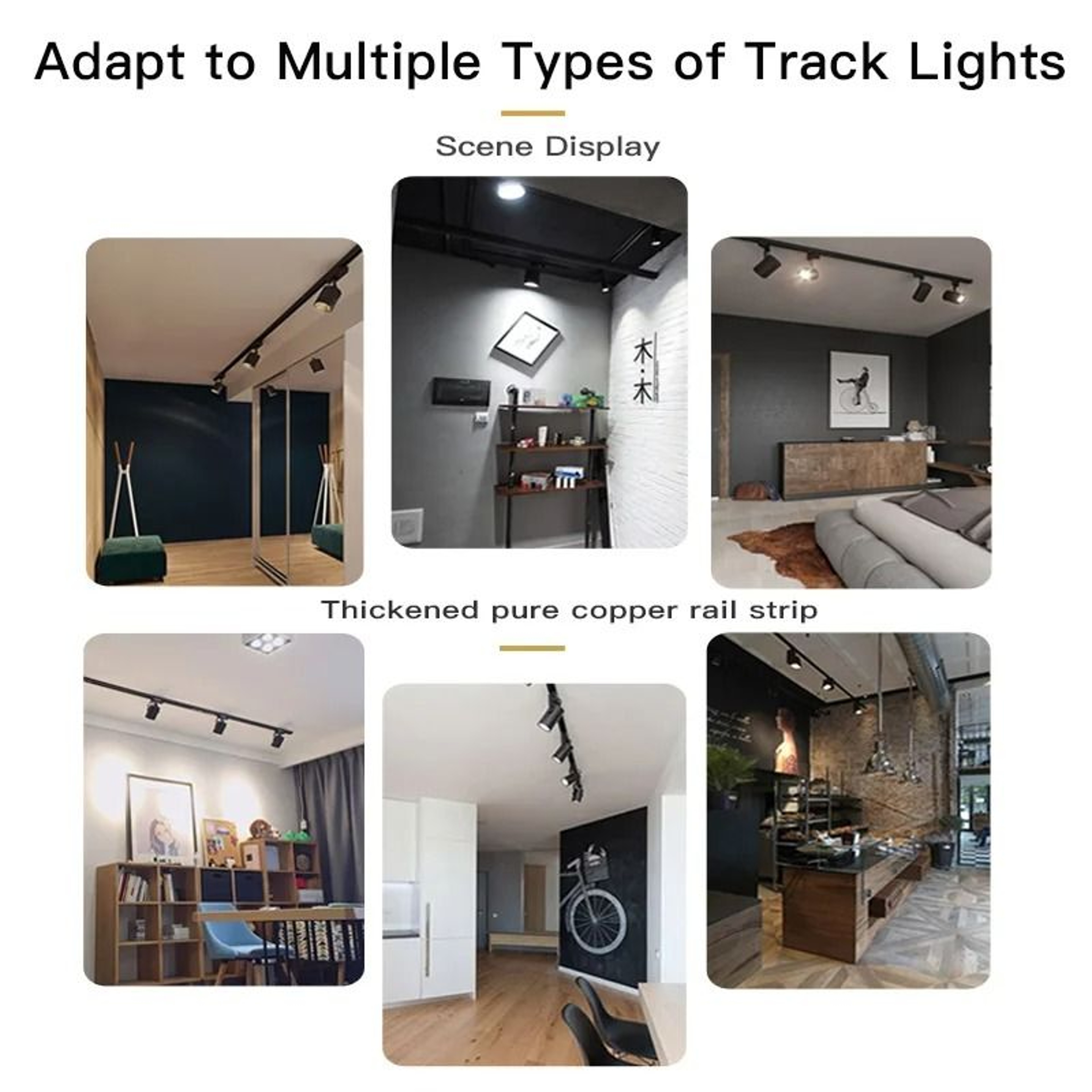 05M 1M LED Track Light Rails With Straight And L Shape Connectors 17