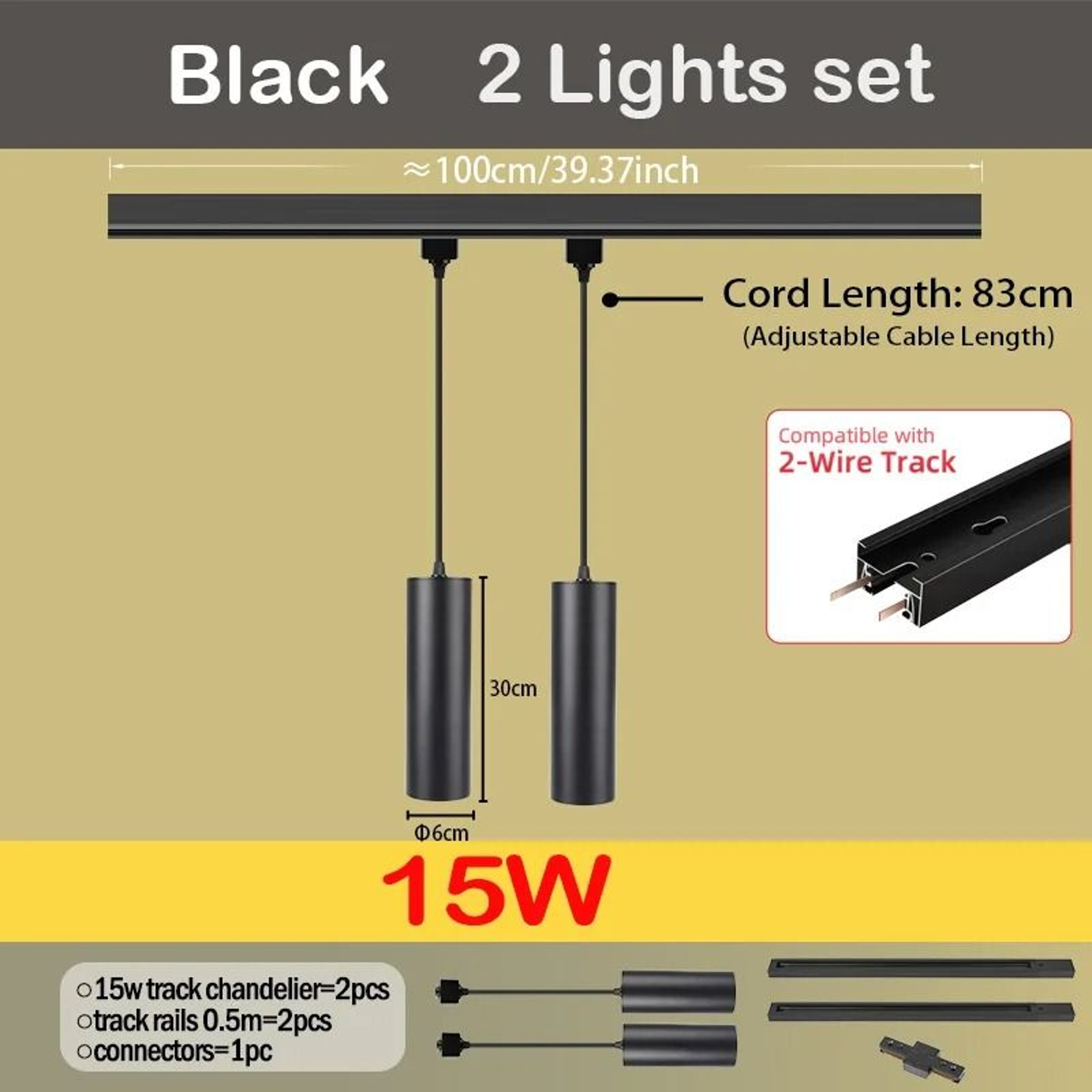 GU10 LED Track Light Set 110V For Modern Home And Store Lighting 7