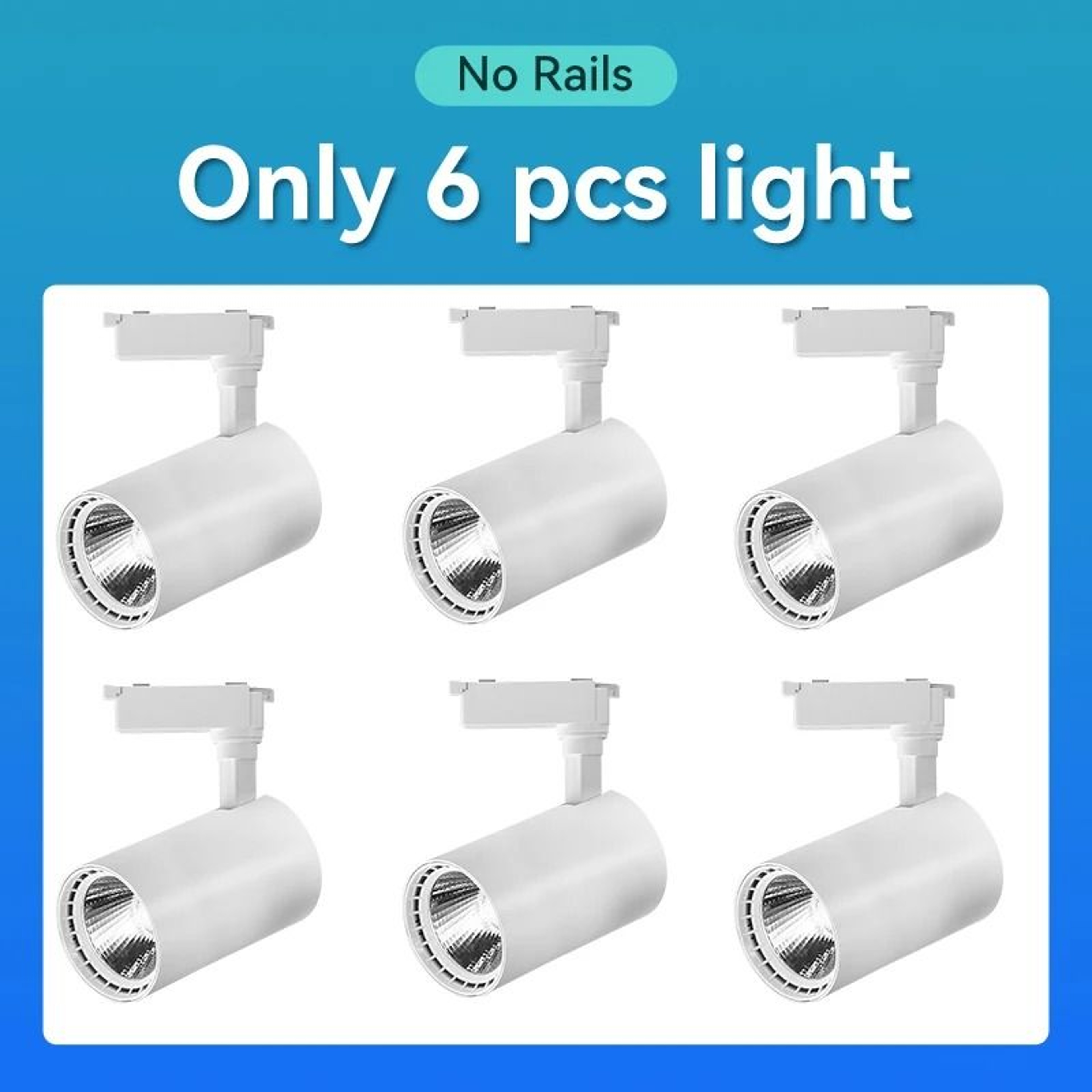 110V LED Track Light Set With 3 Color Modes For Home And Shop Lighting 5