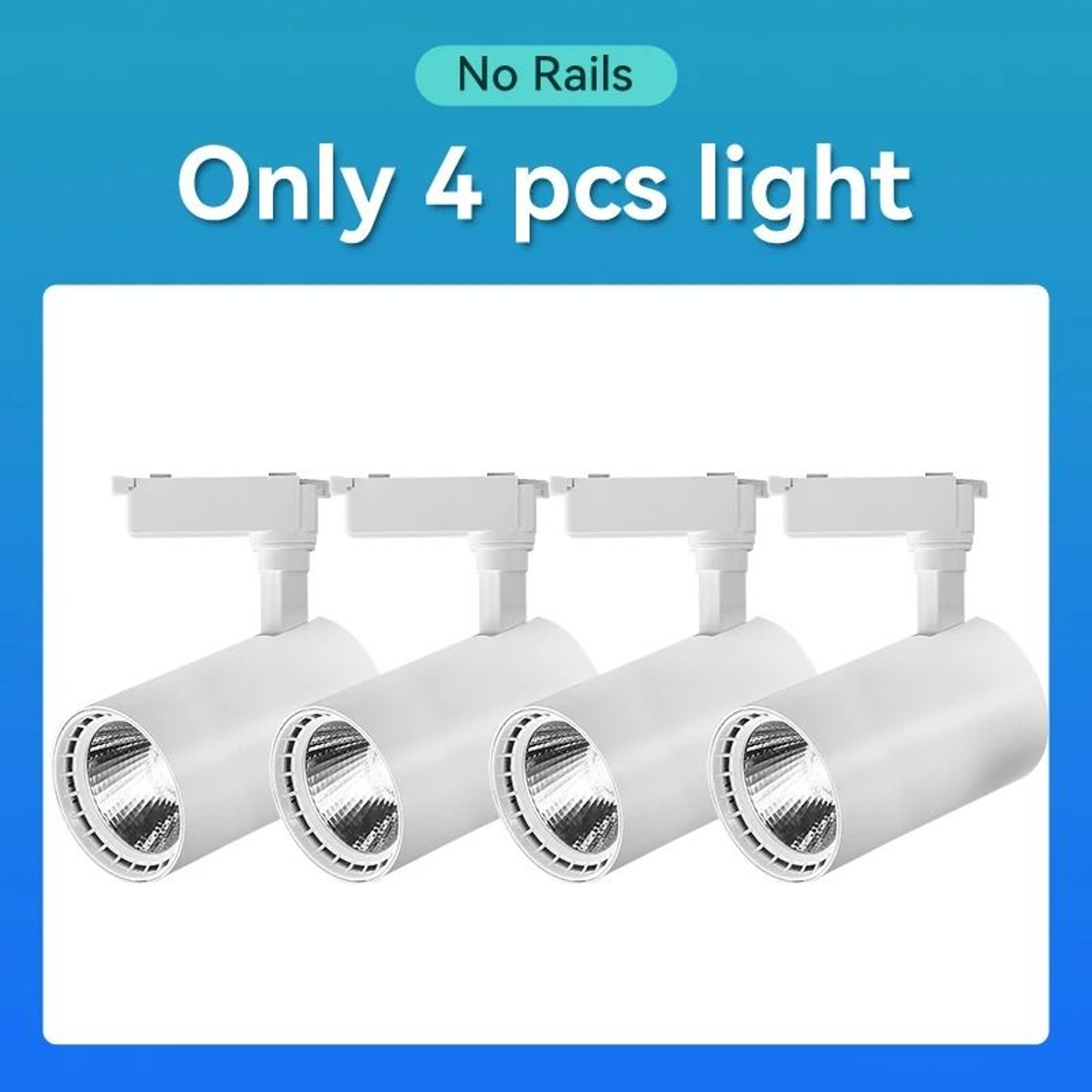 110V LED Track Light Set With 3 Color Modes For Home And Shop Lighting 3